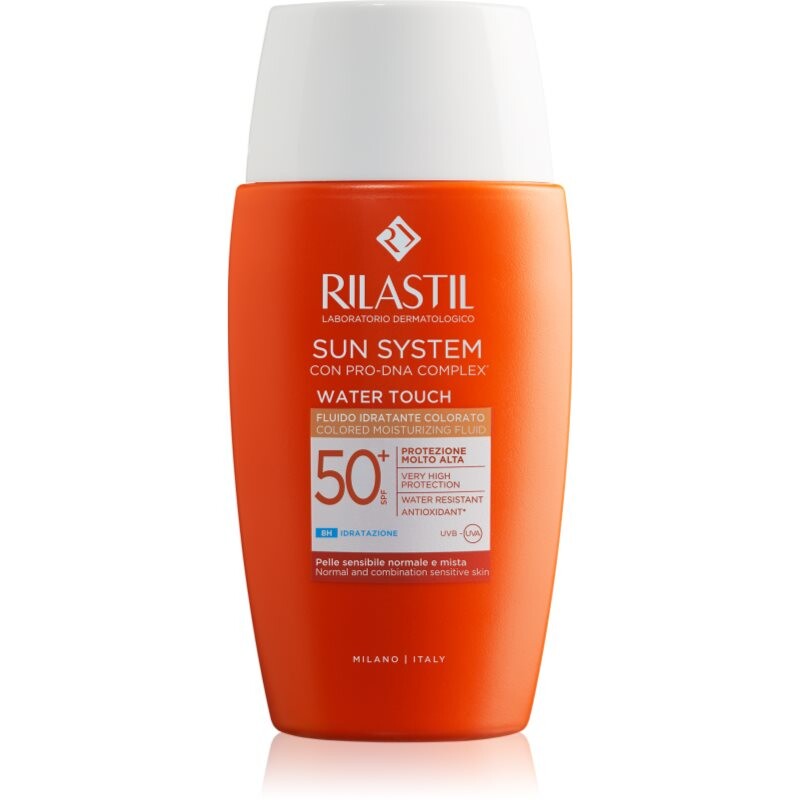 Rilastil Sun System Water Touch protective tinted facial fluid SPF 50+ 50 ml