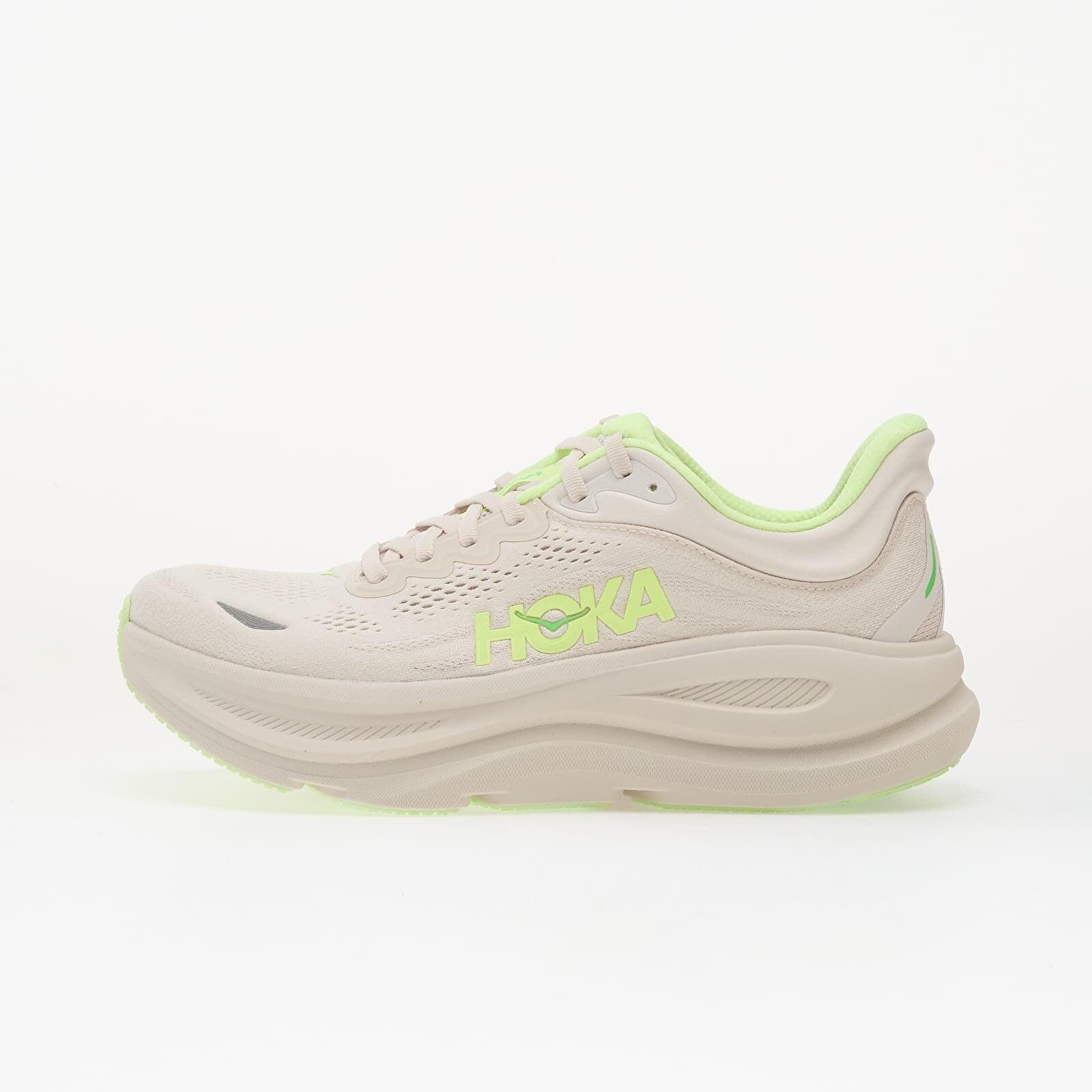 Sneakers Hoka® M Bondi 9 Grout/ Neon Yuzu UK 8.5
