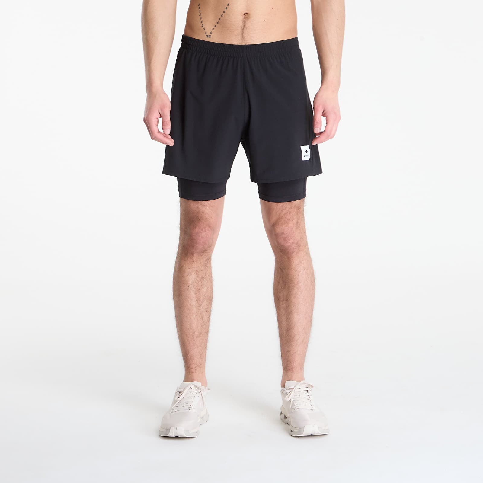 SAYSKY Pace 2 in 1 Shorts 5'' Black XL
