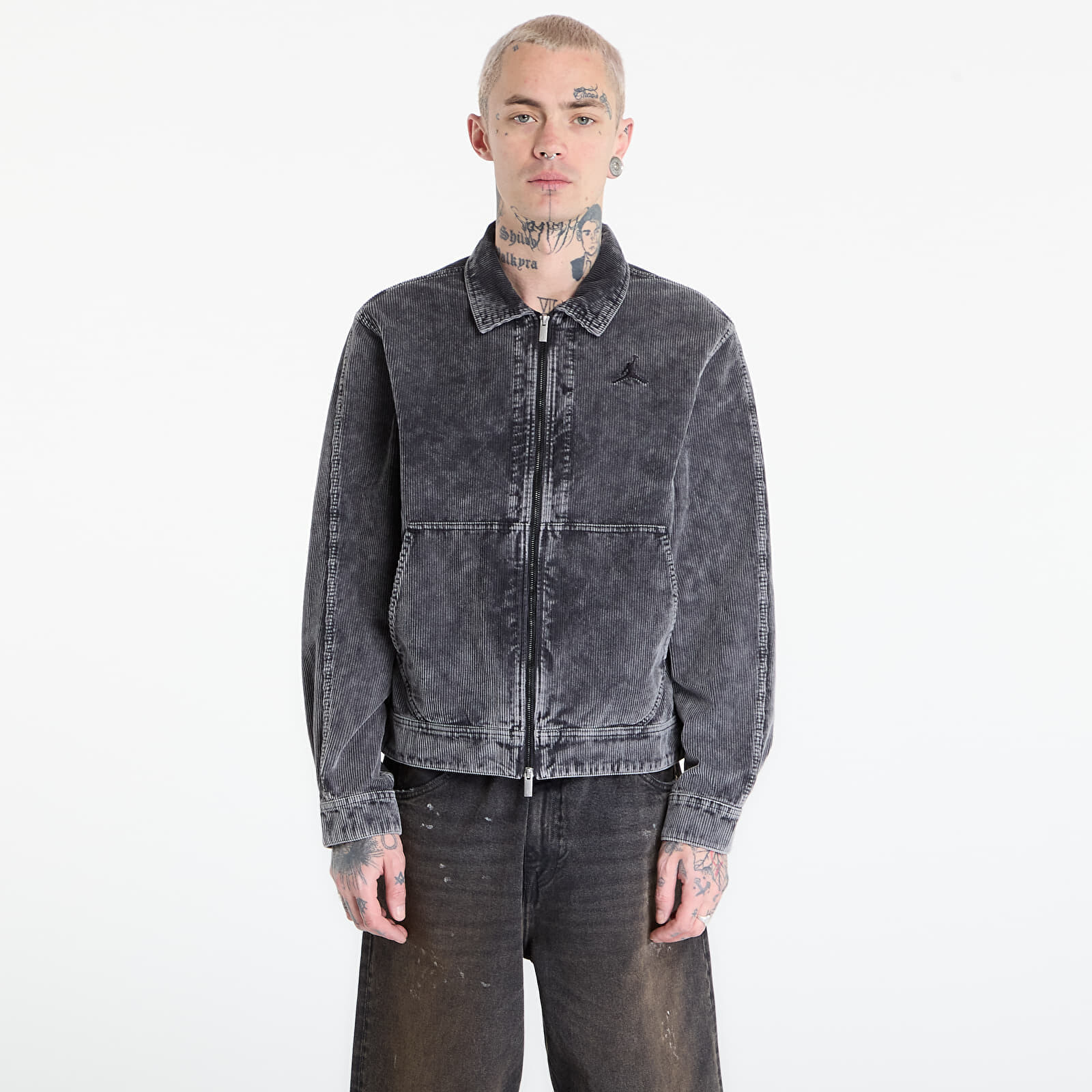 Jacket Jordan Flight Men's Corduroy Chore Jacket Black/ Black XL