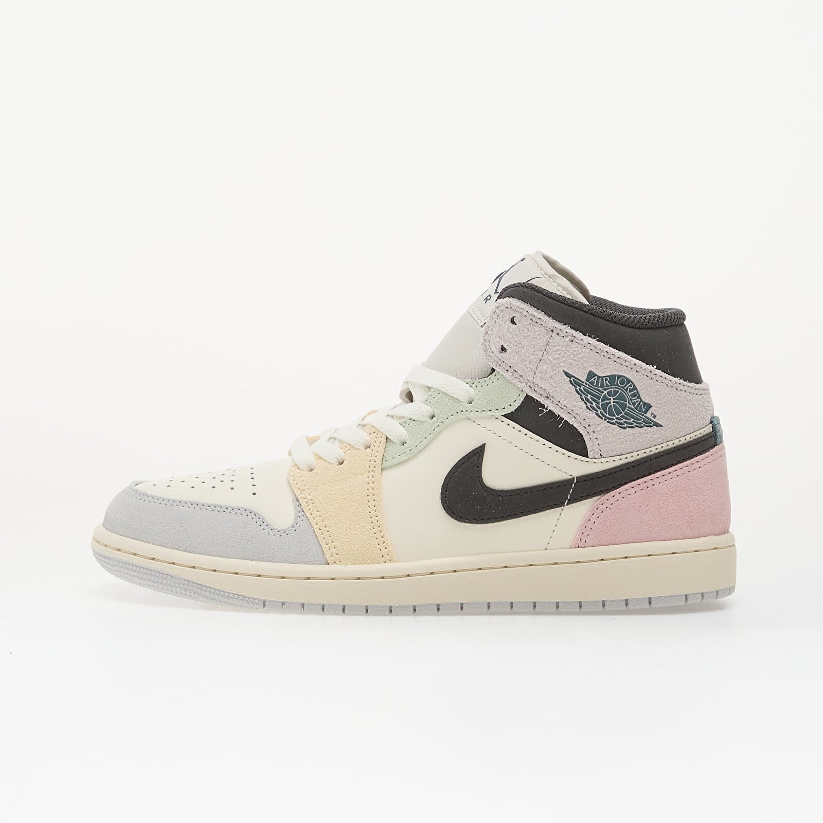 Sneakers Air Jordan 1 Mid Se Sail/ Iced Jade-Anthracite-Jade Aura UK 10
