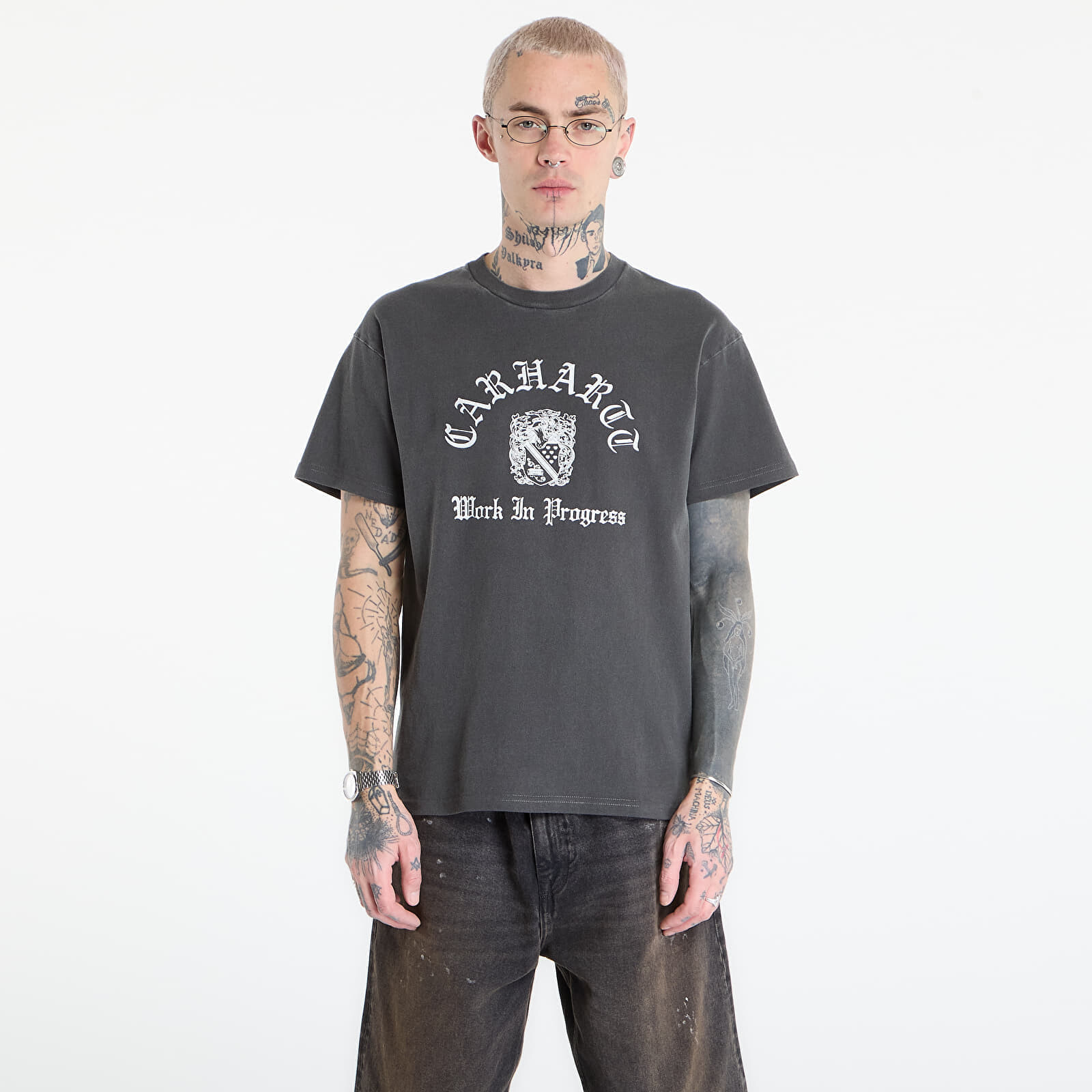 T-shirt Carhartt WIP S/S Coat Of Arms T-Shirt UNISEX Black XXL