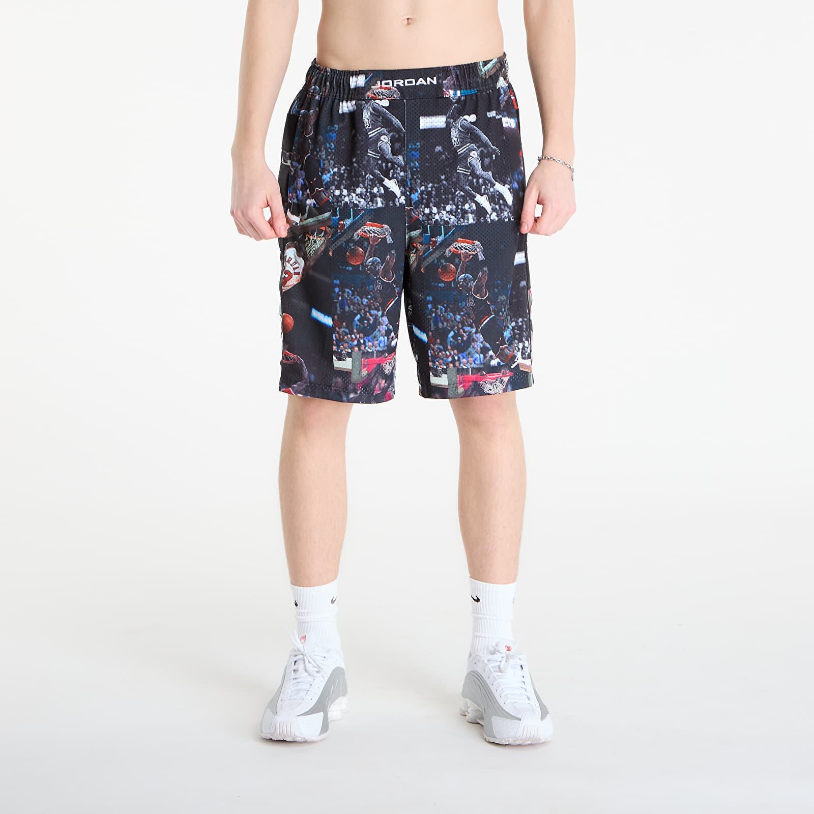 Shorts Jordan Flight Men's Printed Cat Scratch Shorts Black M