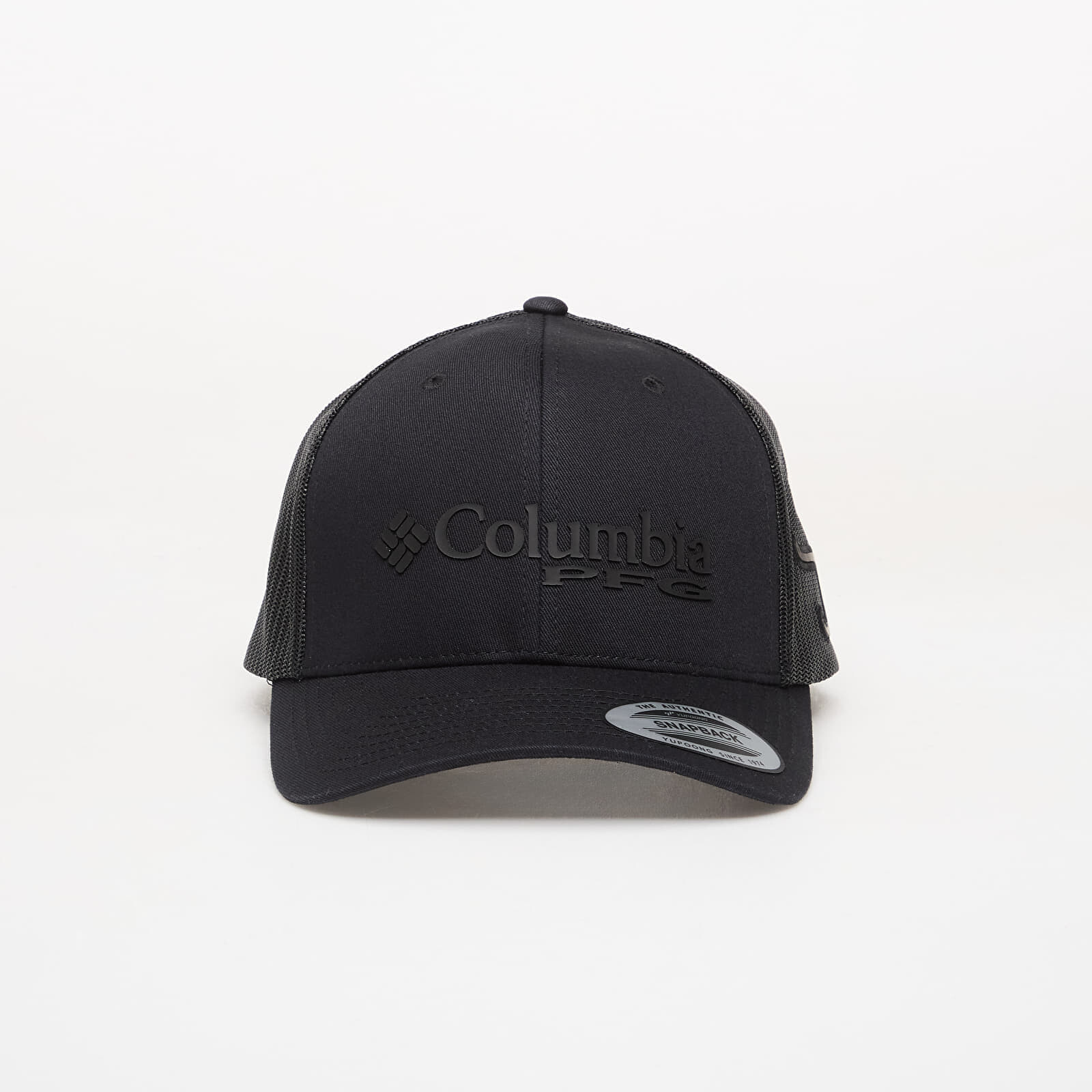 Columbia PFG Logo Mesh Snap Back Cap Black/ Hook Universal