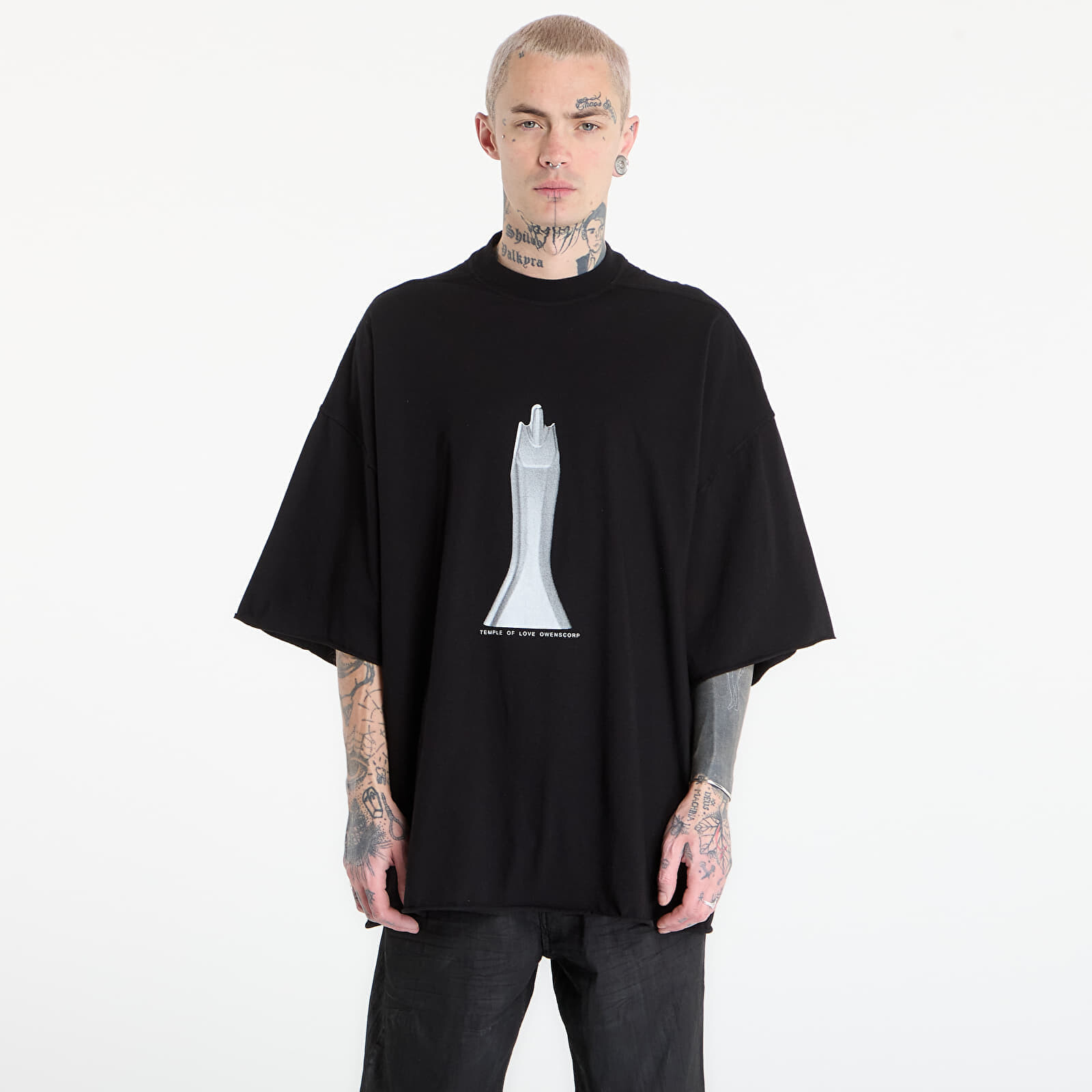 T-shirt Rick Owens DRKSHDW Tommy T-Shirt Black/ Milk Universal