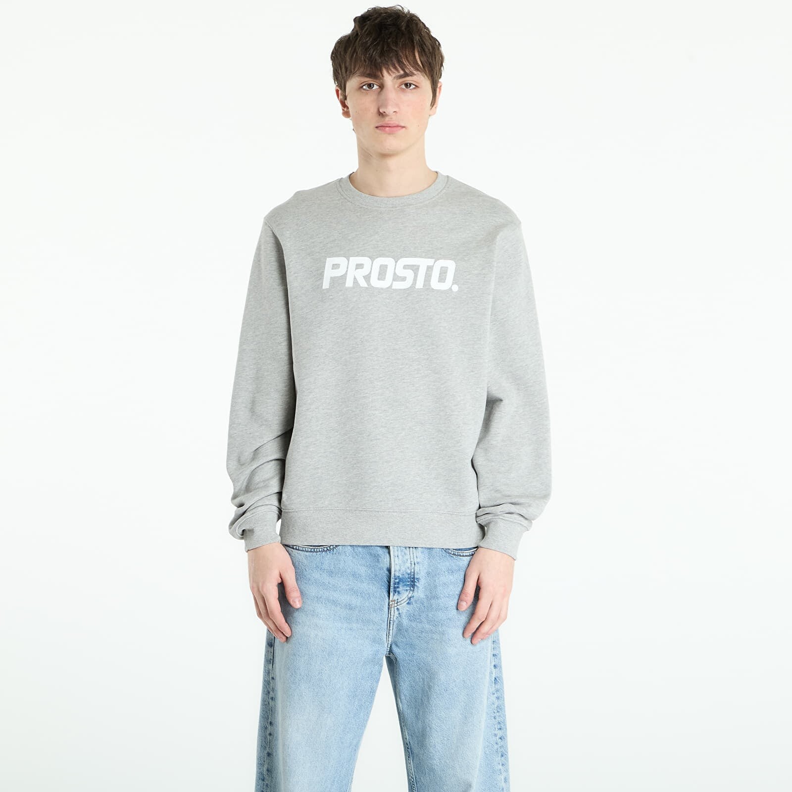 Sweatshirt Prosto Crewneck Old Logo Gray XL