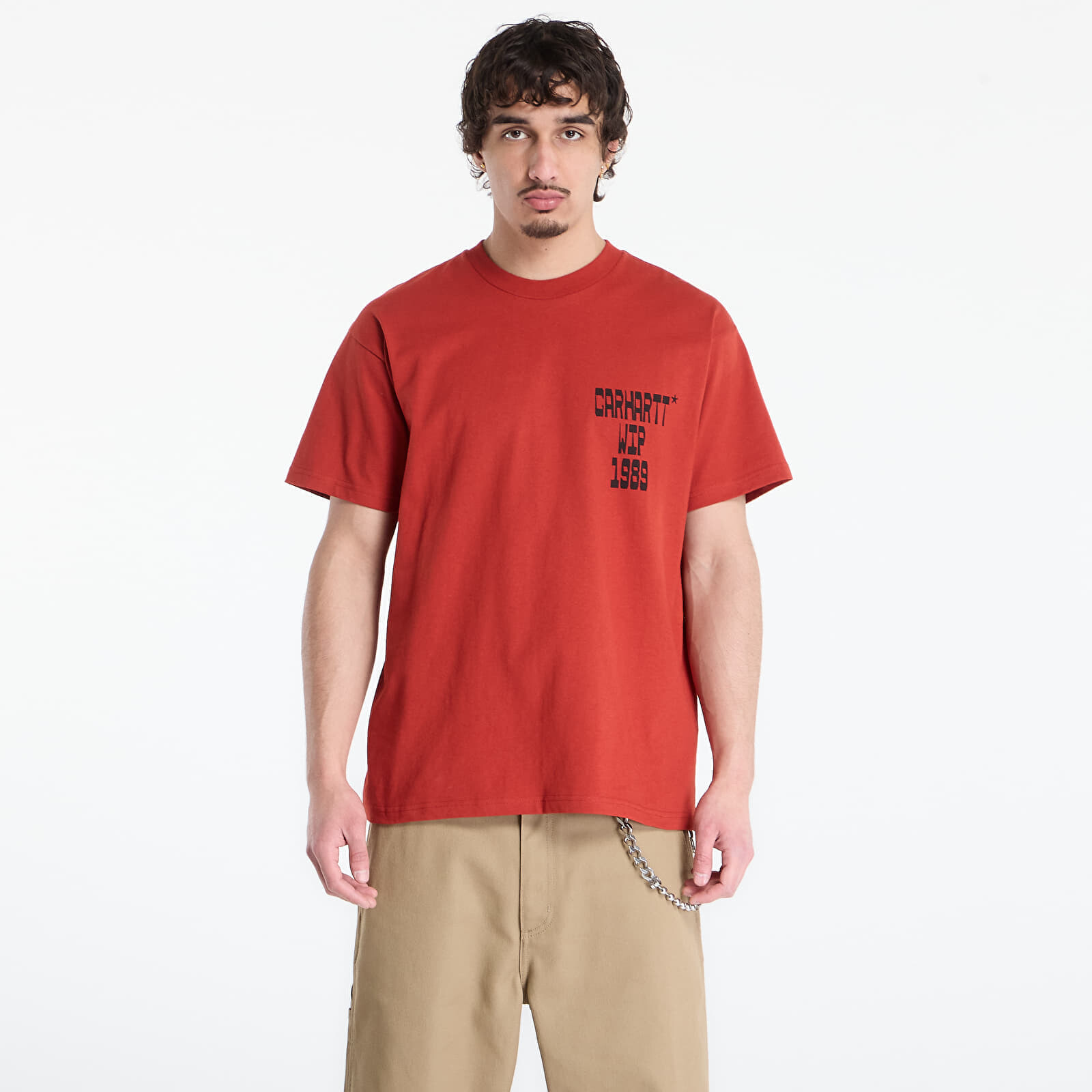 T-shirt Carhartt WIP S/S Blocks T-Shirt UNISEX Oxide Red XXL