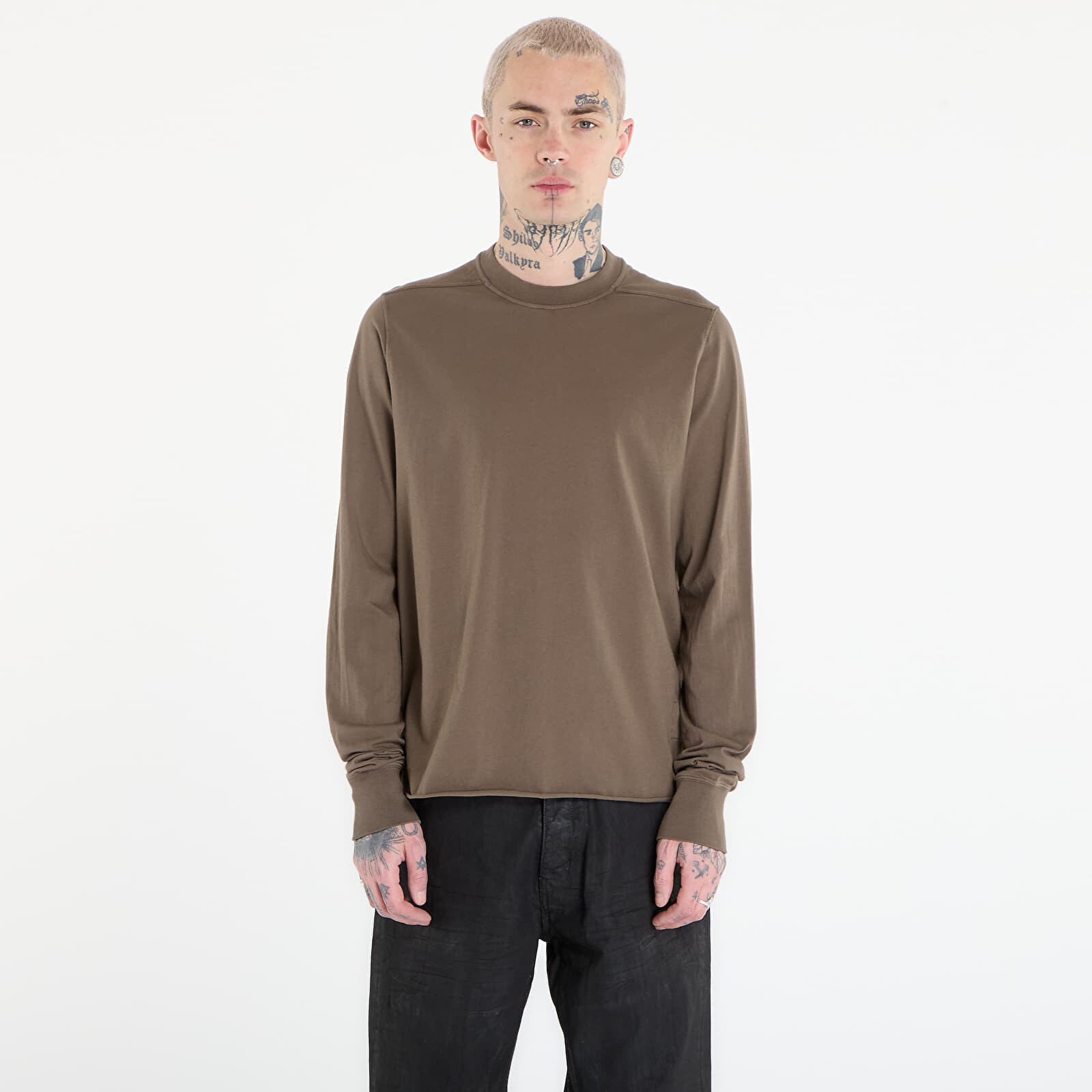 T-shirt Rick Owens DRKSHDW Crewneck Sweat Longsleeve Dust L