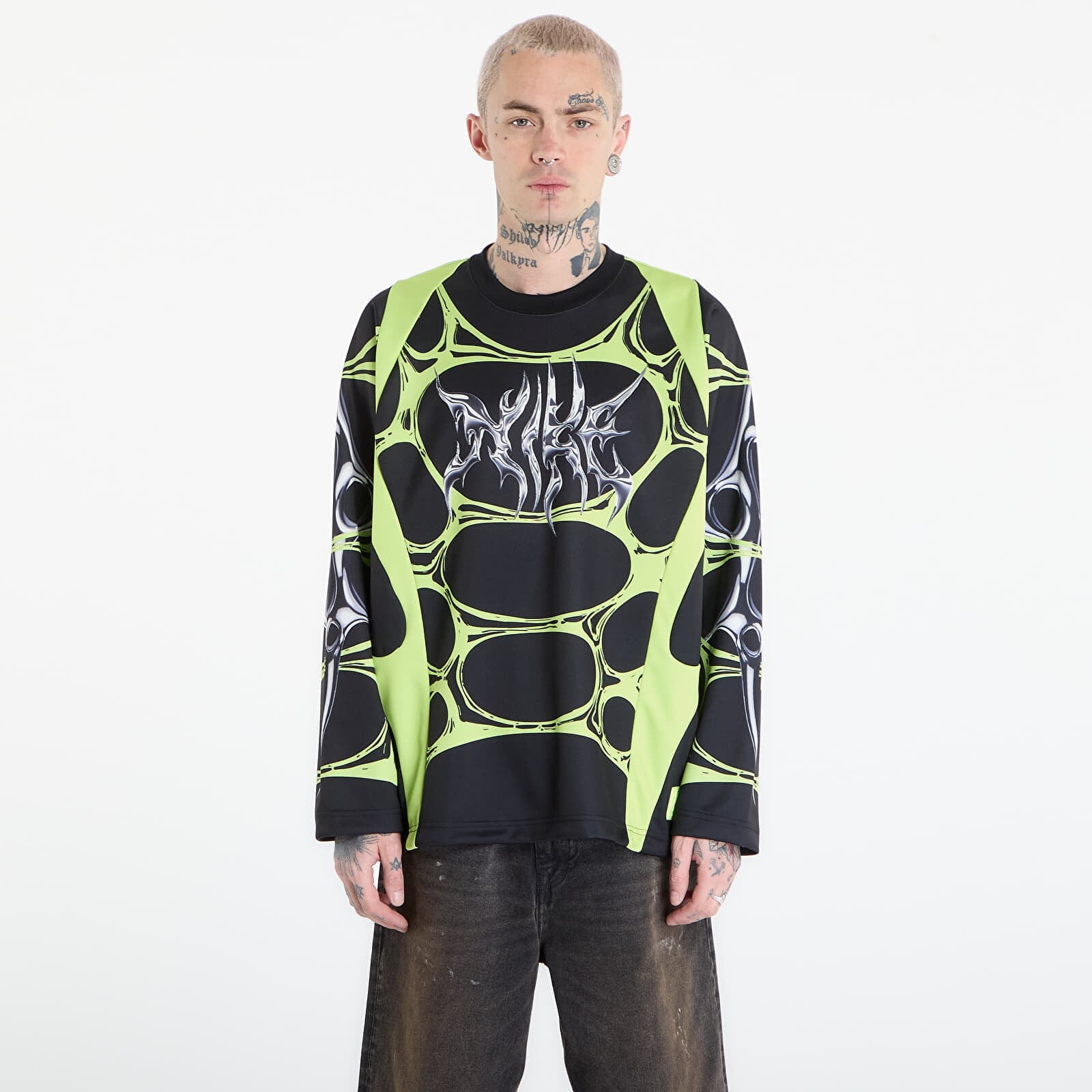 T-shirt Nike Project F.R.O.G. Men's Jelly Cage Jersey Black/ Volt Ice/ Volt Ice L