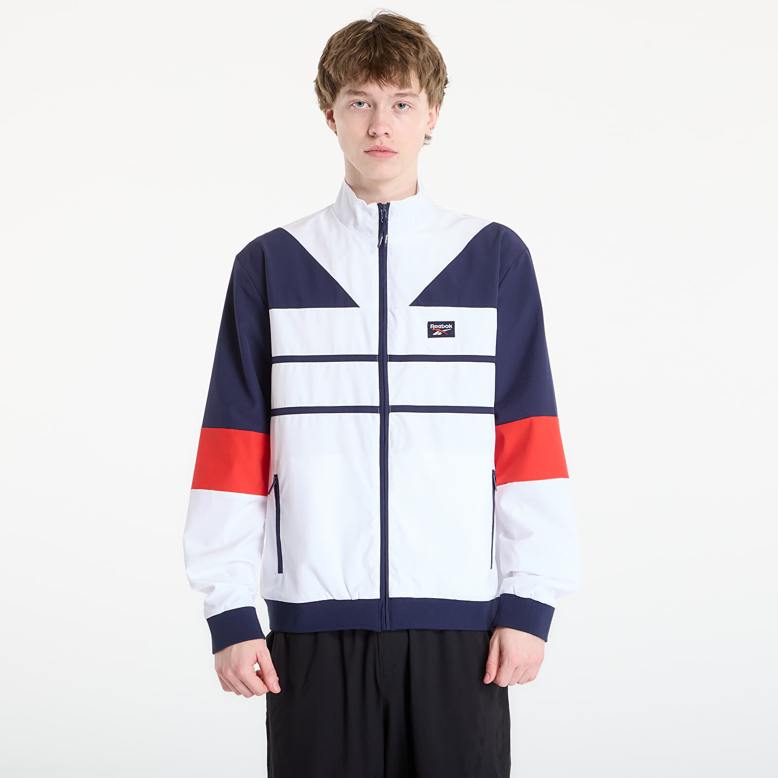 Jacket Reebok Heritage Logo Track Top White/ Navy/ Red L