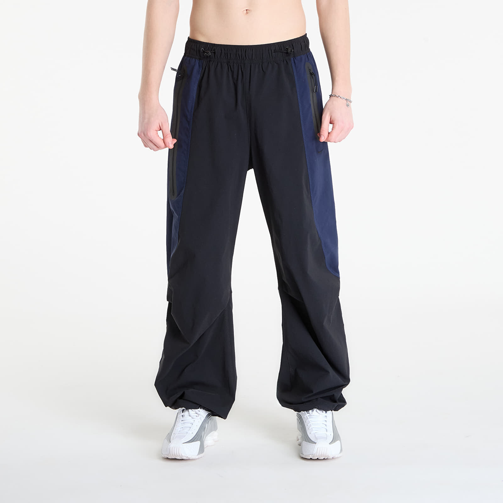 Pants Nike Tech Men's Dri-FIT Woven Color-Block Pants Black/ Obsidian/ Black S
