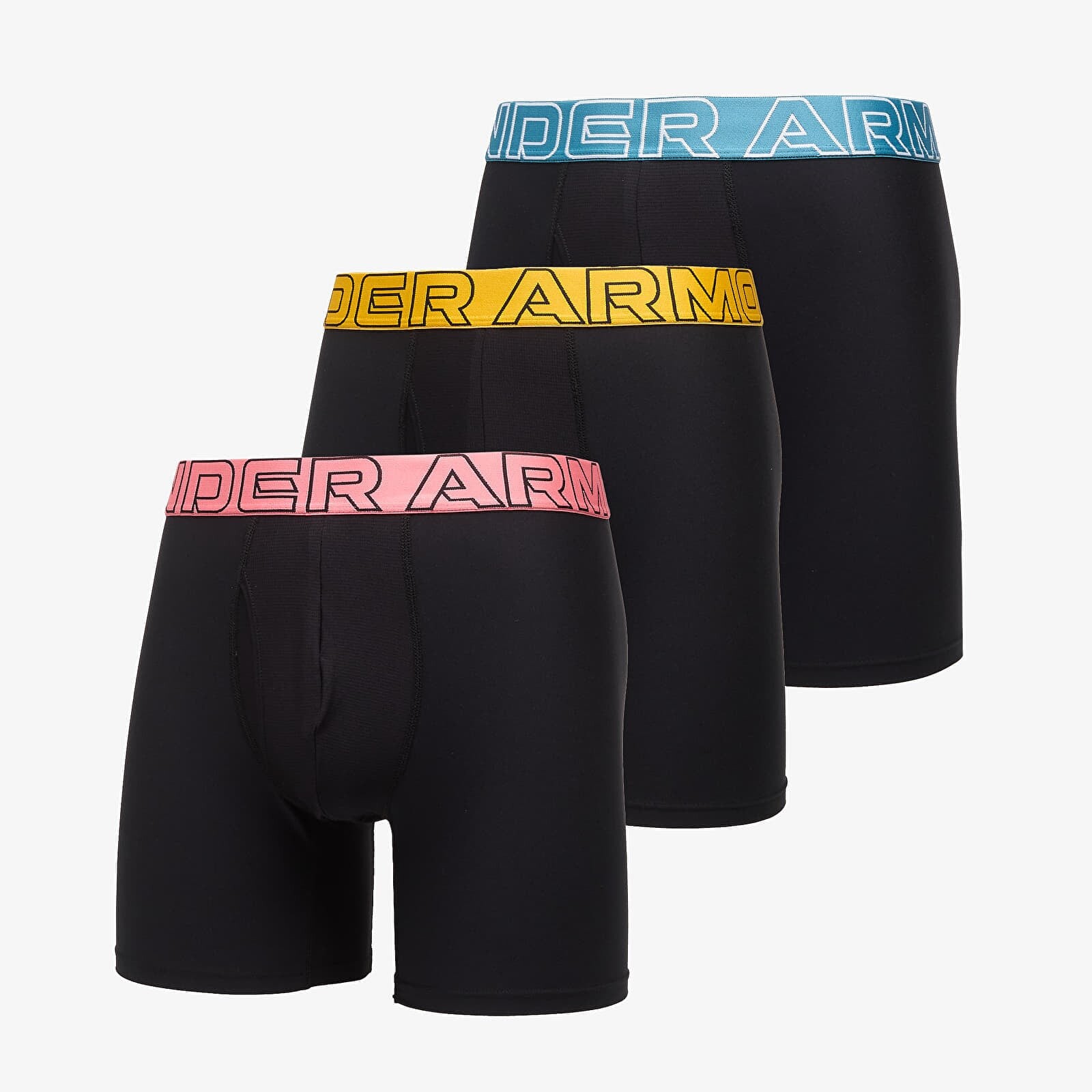 Under Armour Performance Tech Solid 6in 3-Pack Black XXL