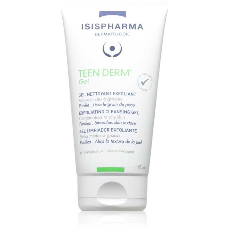 ISISPHARMA Teen Derm Gel exfoliating cleansing gel for oily and problem skin 150 ml
