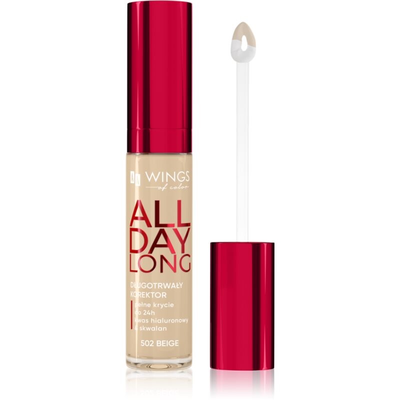 AA Wings of Color All Day Long Long Lasting Concealer liquid concealer shade 502 Beige 6.2 g