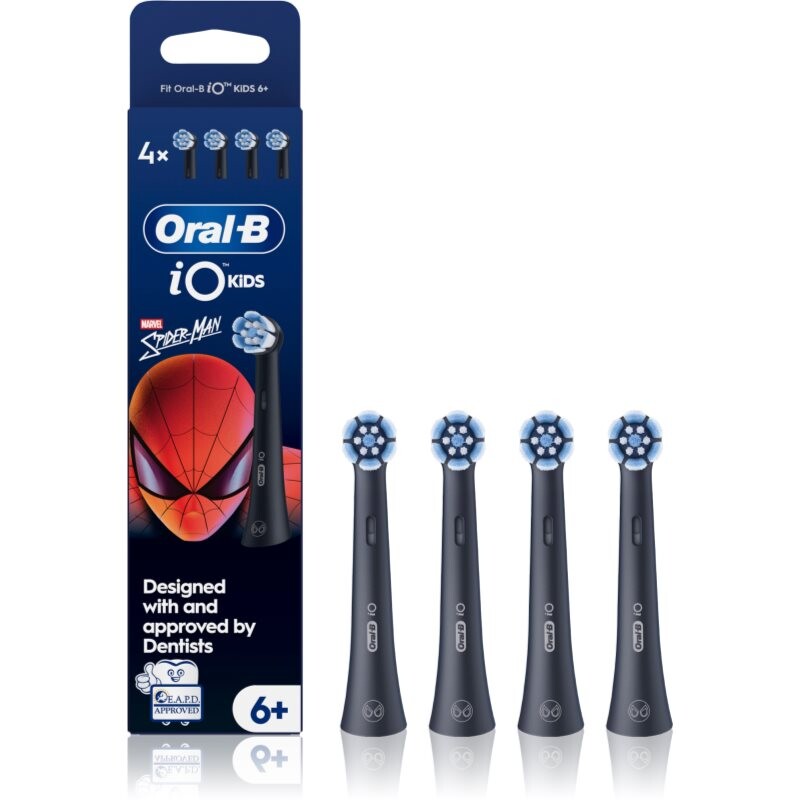 Oral-B iO Kids Marvel Spiderman toothbrush replacement heads for children from 6 years old 4 pc