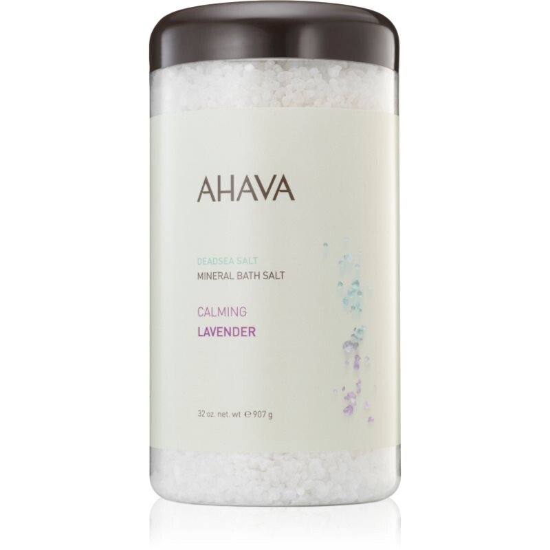 AHAVA Dead Sea Salt Calming Lavender Dead Sea mineral salt for bathing 907 g