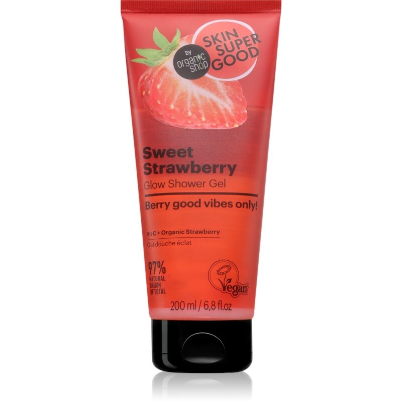 Organic Shop Skin Super Good Sweet Strawberry nourishing shower gel 200 ml