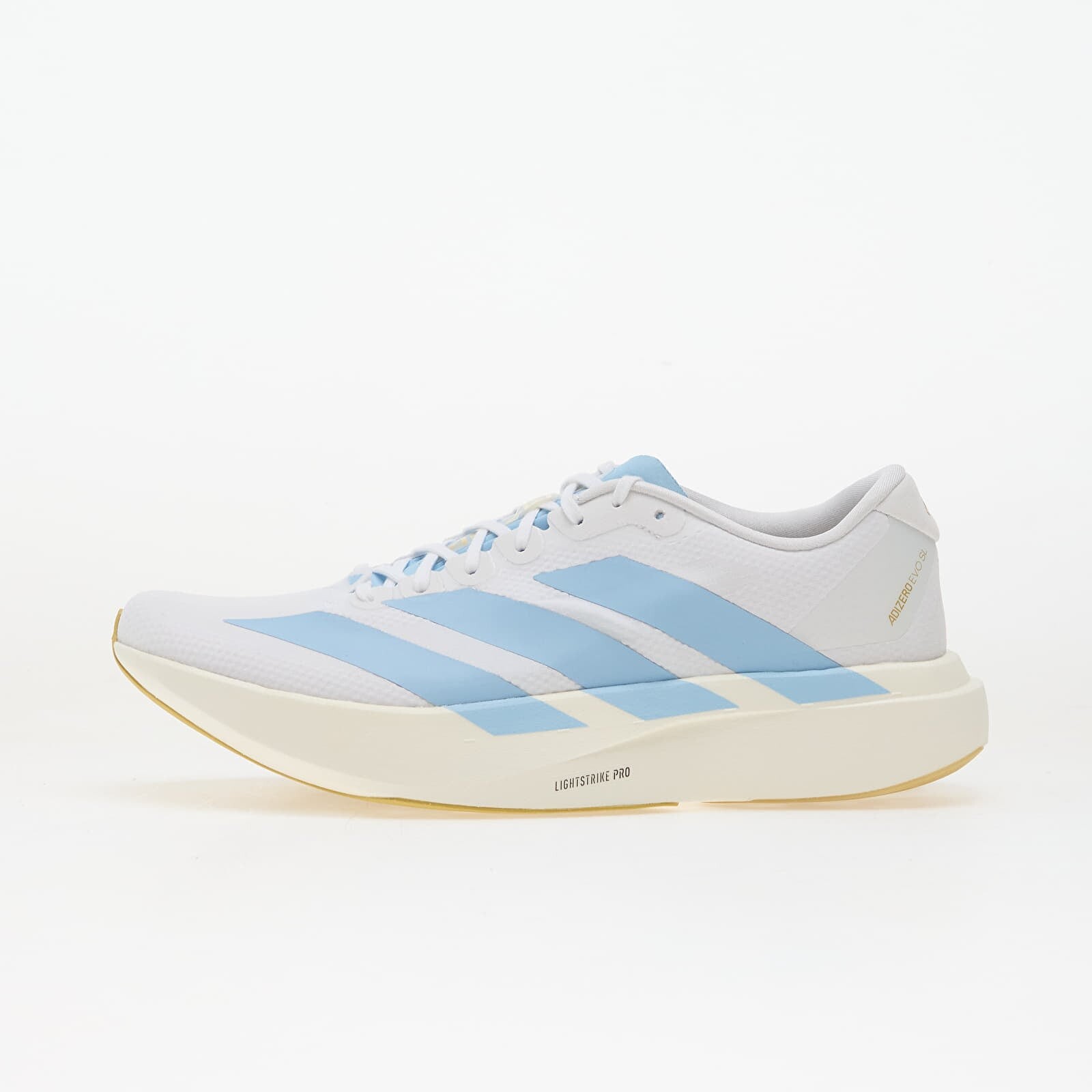 Sneakers adidas Adizero EVO SL Ftwr White/ Clear Blue/ Matte Gold UK 8