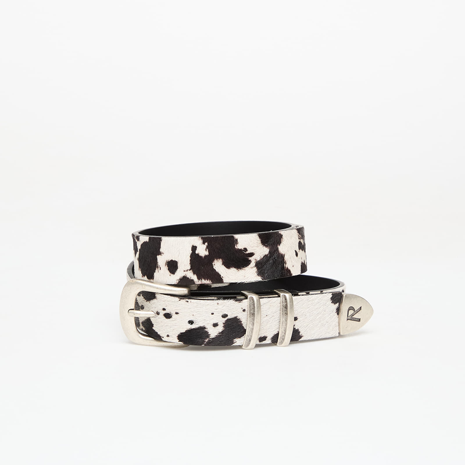 Belt REPRESENT Cow Hide Rodeo Belt Flat White/ Jet Black Universal