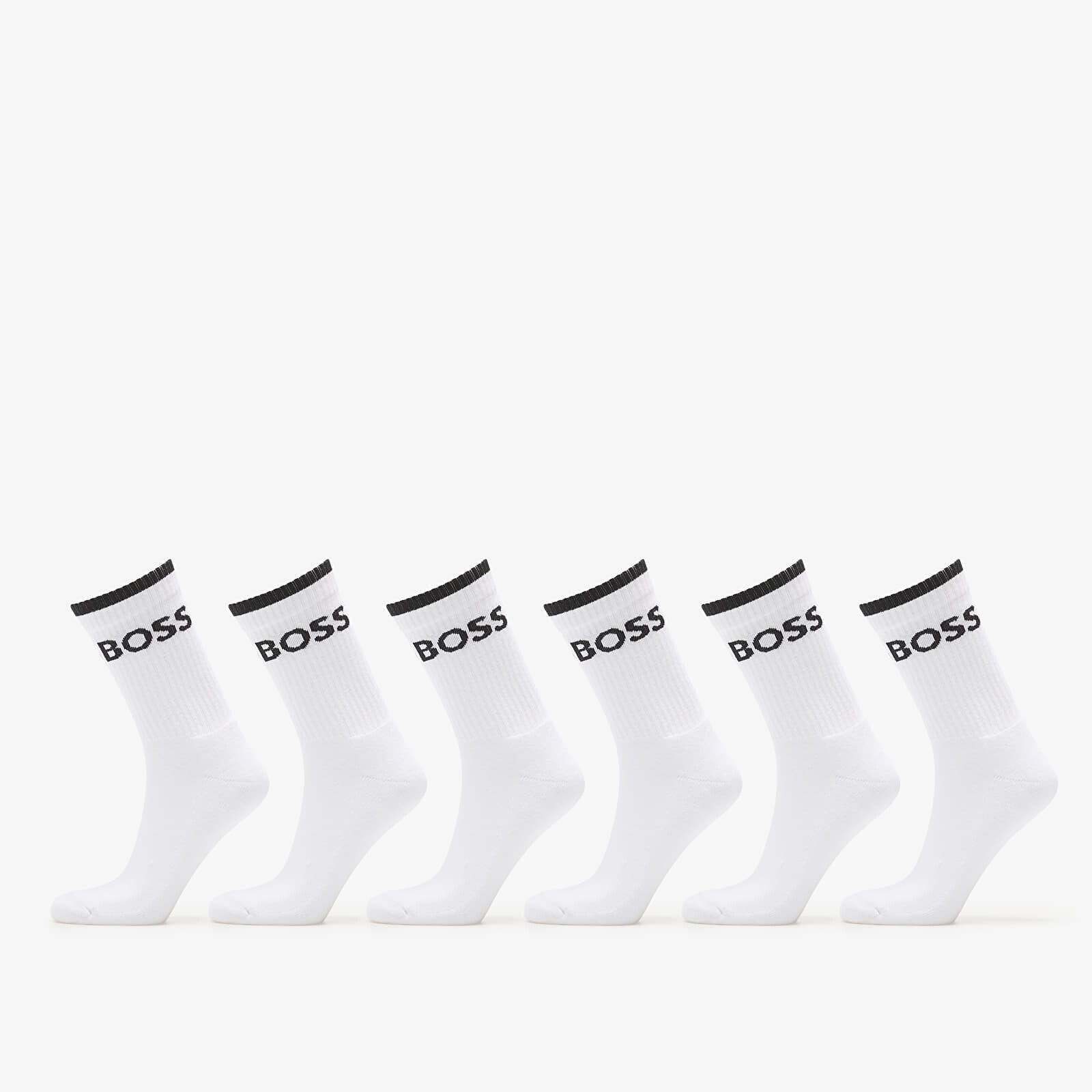 Hugo Boss 6-Pack QS Stripe CC Socks White 43-46