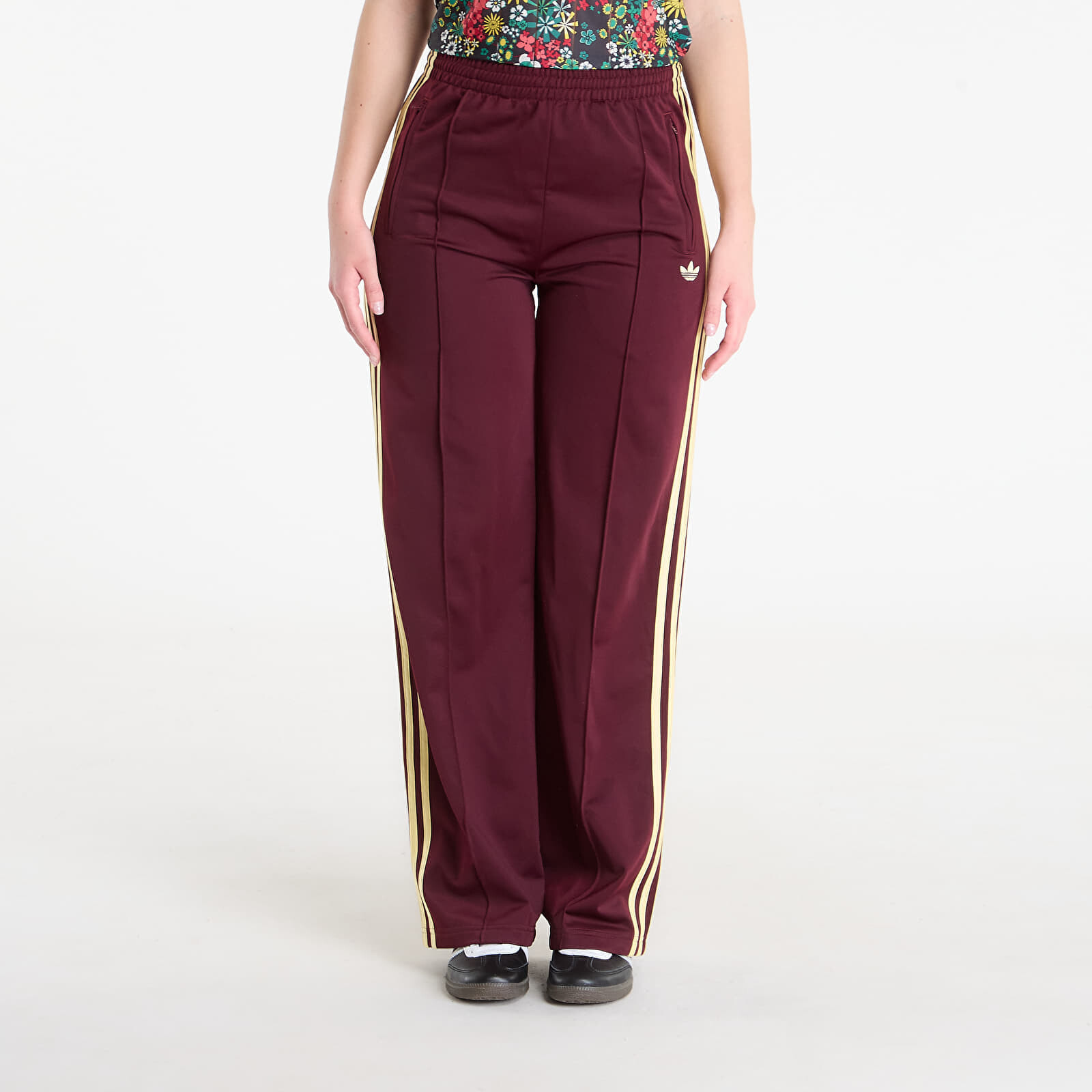 Pants adidas Firebird Loose Track Tracksuit Bottoms Maroon M
