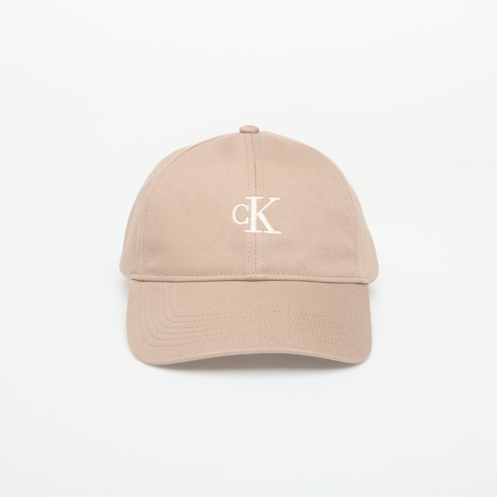Cap Calvin Klein Monogram Embroidery Baseball Cap Desert Taupe/ Contrast Logo Universal