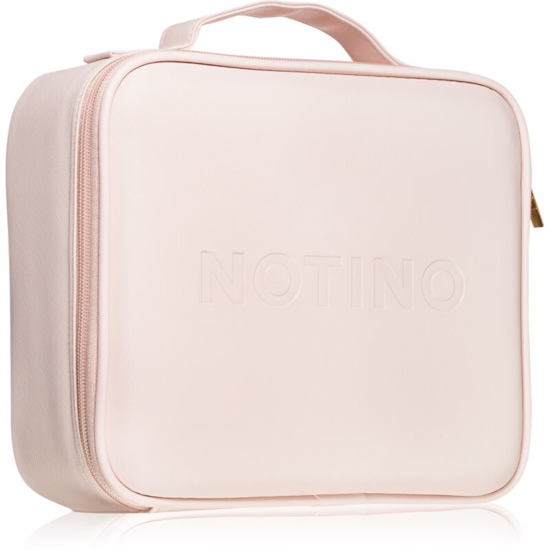 Notino Beauty Box With LED Mirror makeup case with an LED mirror Pink 1 pc