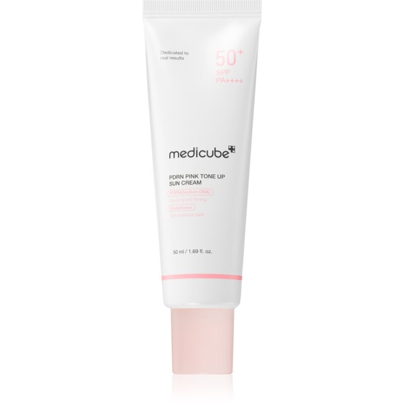 medicube PDRN Pink Tone Up Sun Cream hydro-protective cream SPF 50 50 ml