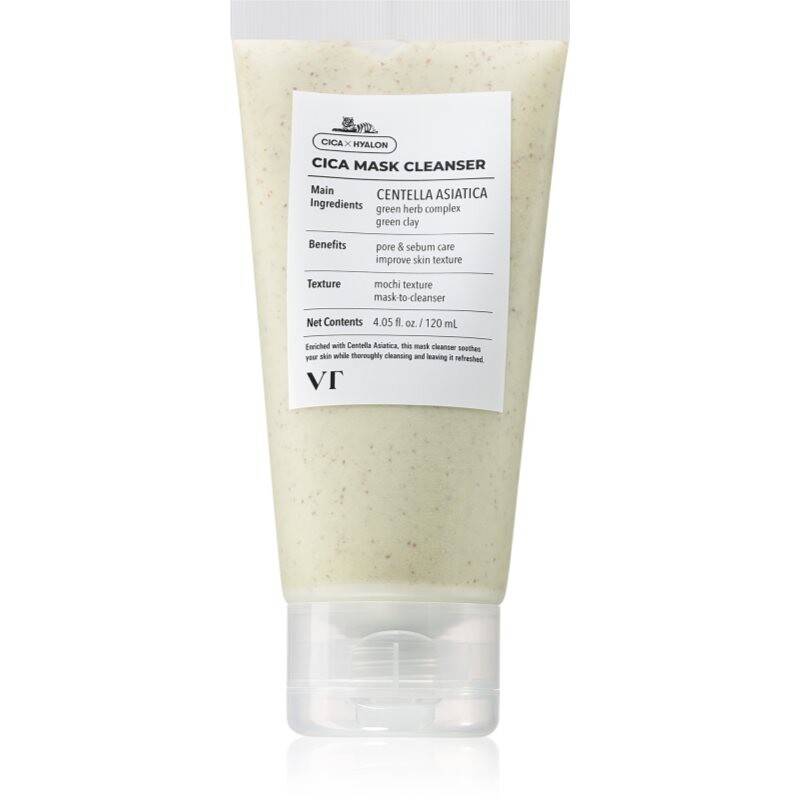 VT Cosmetics Cica Mask Cleanser cleansing face mask with moisturising effect 120 ml