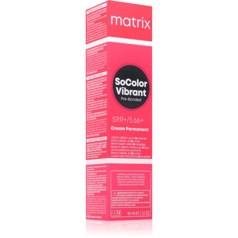 Matrix SoColor Vibrant Pre-Bonded Cream Permanent permanent hair dye for vibrant hair colour 90 ml