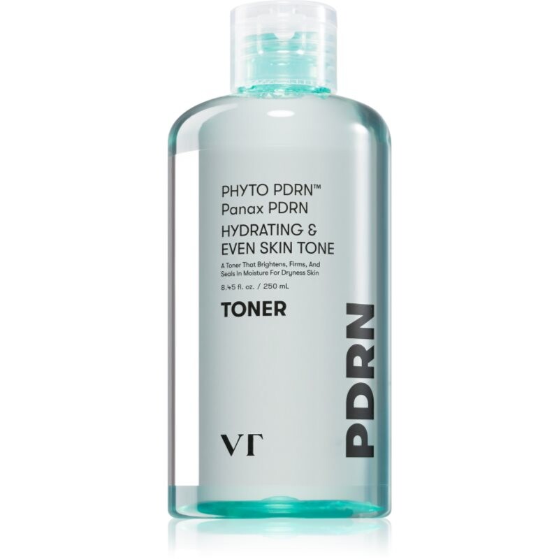 VT Cosmetics PDRN Toner moisturising skin toner with a brightening effect 250 ml