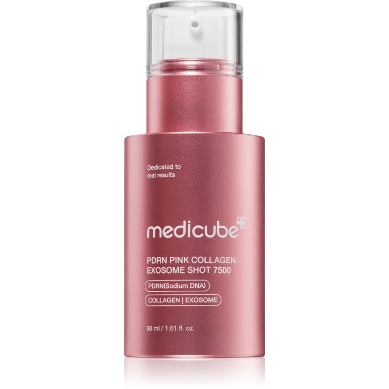 medicube PDRN Pink Exosome Shot Serum 7500 regenerating skin serum to smooth skin and minimise pores 30 ml