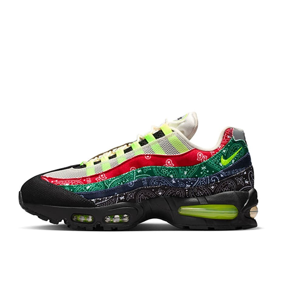 Sneakers Nike Air Max 95 Sp Sail/ Volt-University Red-Sport Green UK 7