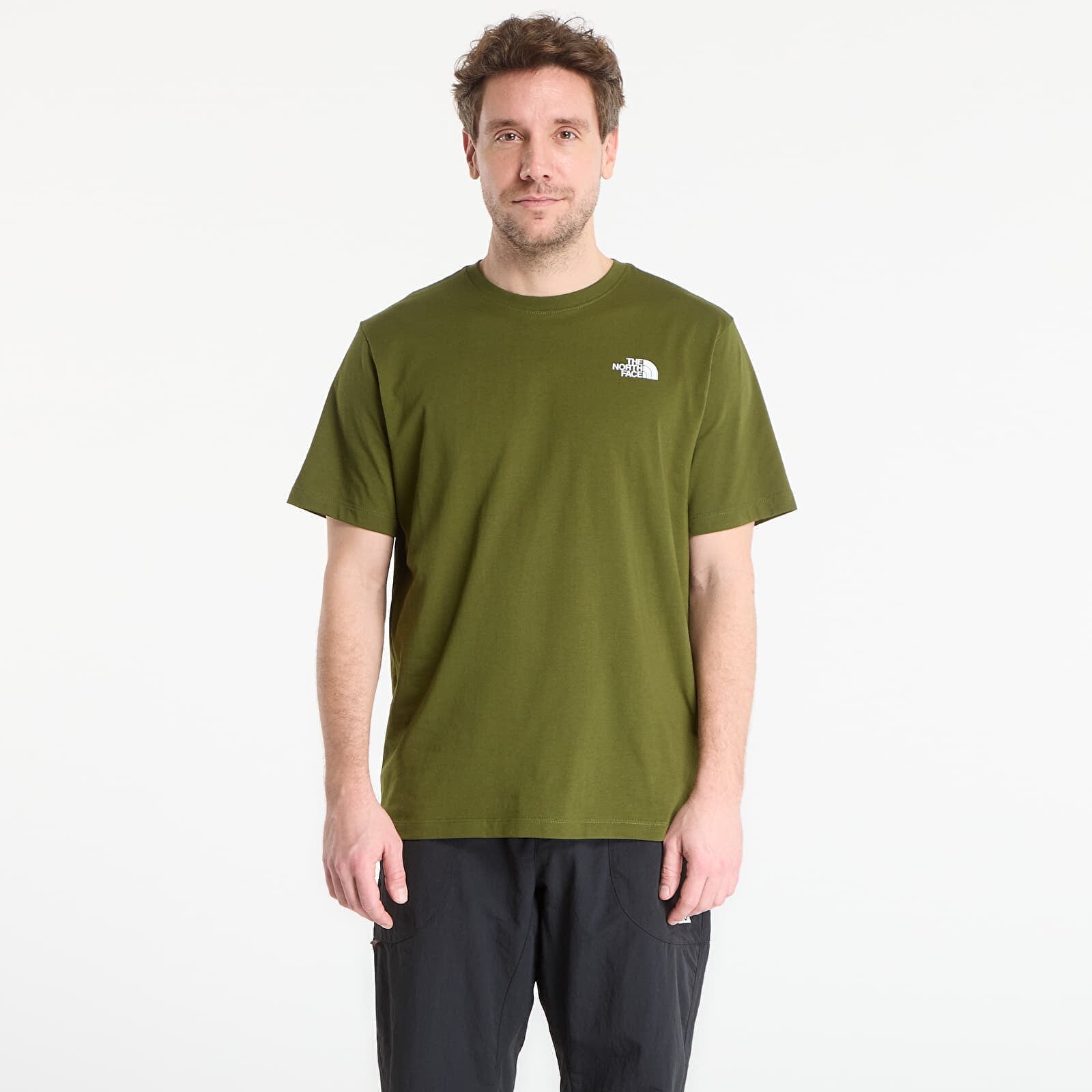 T-shirt The North Face Box Nse Regular Short Sleeve Tee Woodland Green S
