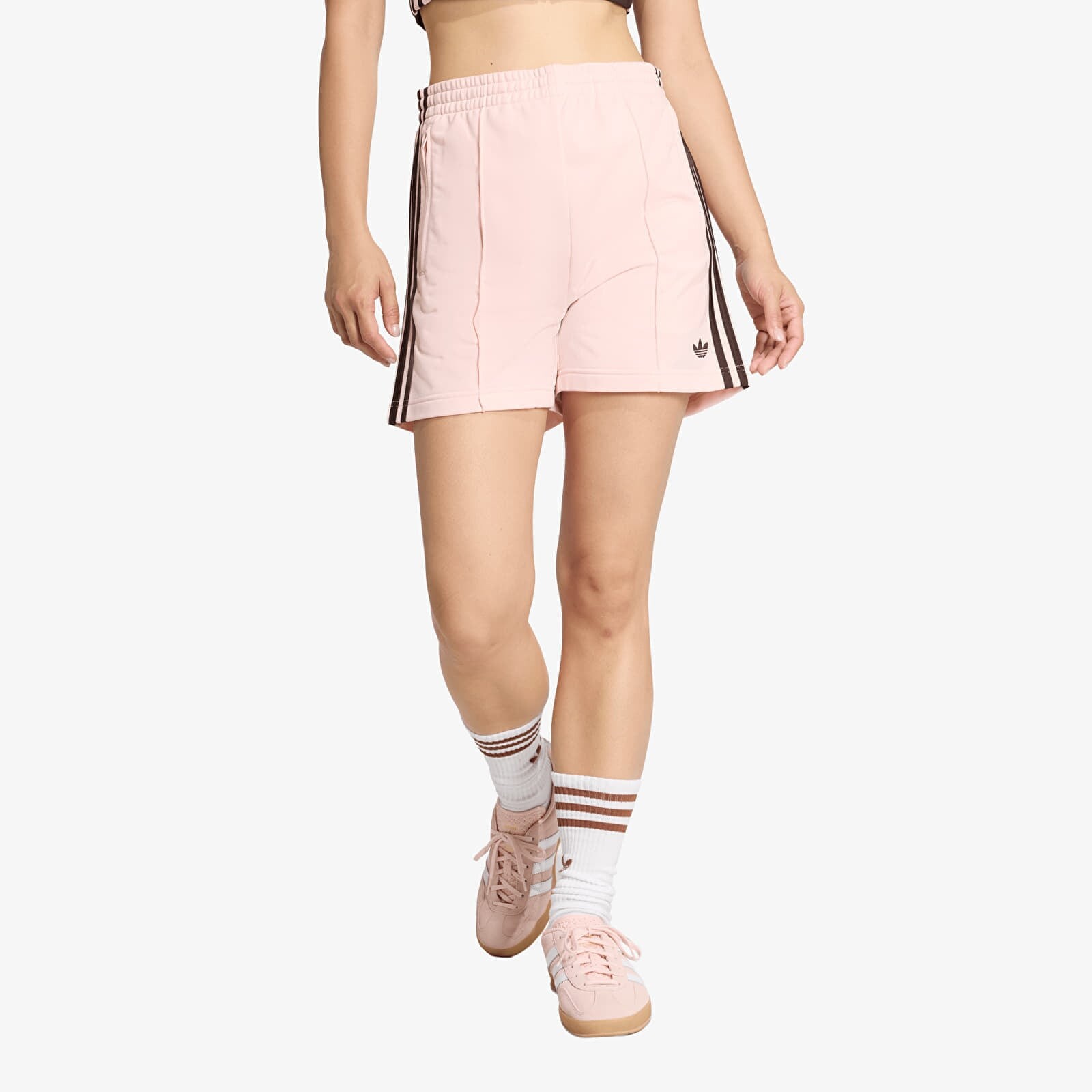 Shorts adidas Firebird Classic Shorts Sandy Pink/ Aurora Coffee XS