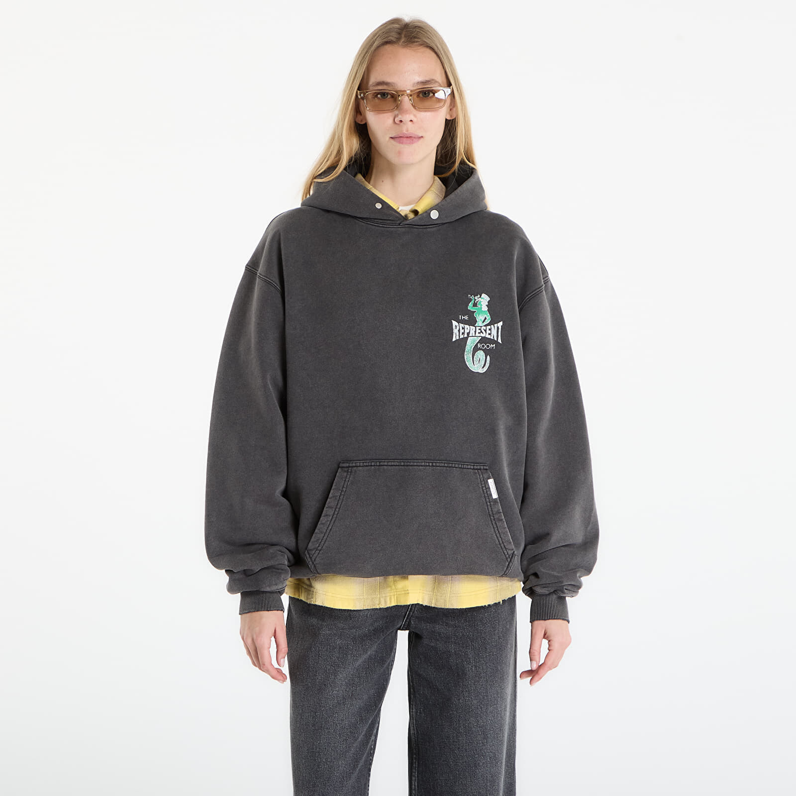 Sweatshirt REPRESENT x The Viper Room Dice Hoodie UNISEX Vintage Grey M