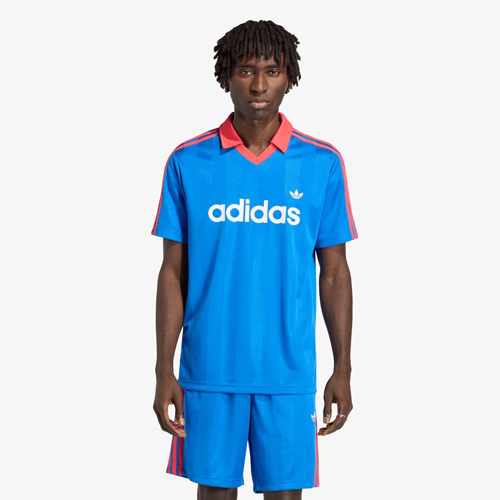Jersey adidas Archive Collar Engineered Jersey Blue S
