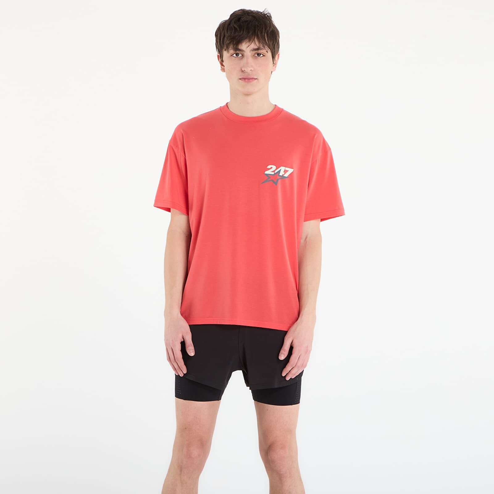 T-shirt REPRESENT Team 247 Star Print Oversized Tshirt UNISEX Racing Red L