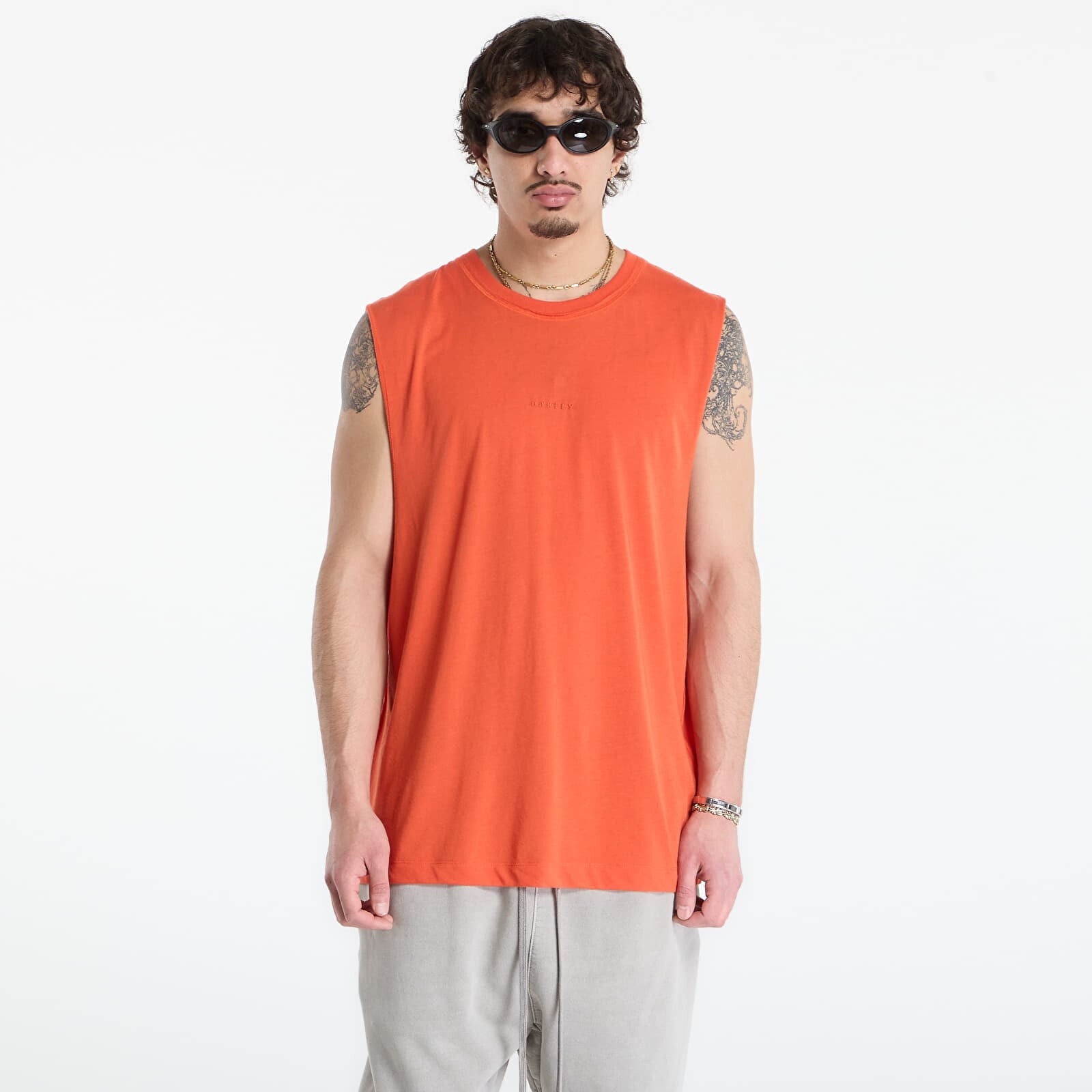 Tank top Oakley Reserve Momento Tank Aviator Orange L
