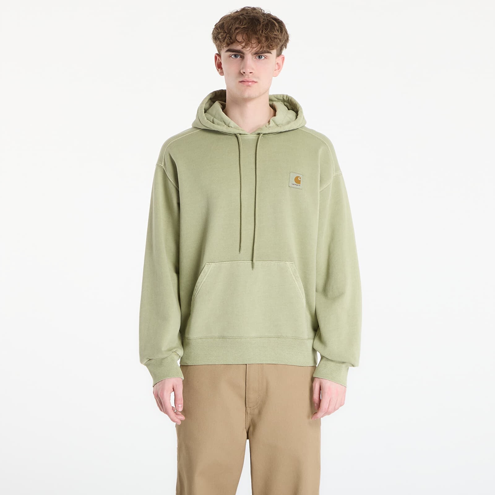 Sweatshirt Carhartt WIP Hooded Nelson Sweat UNISEX Gentle Green XL