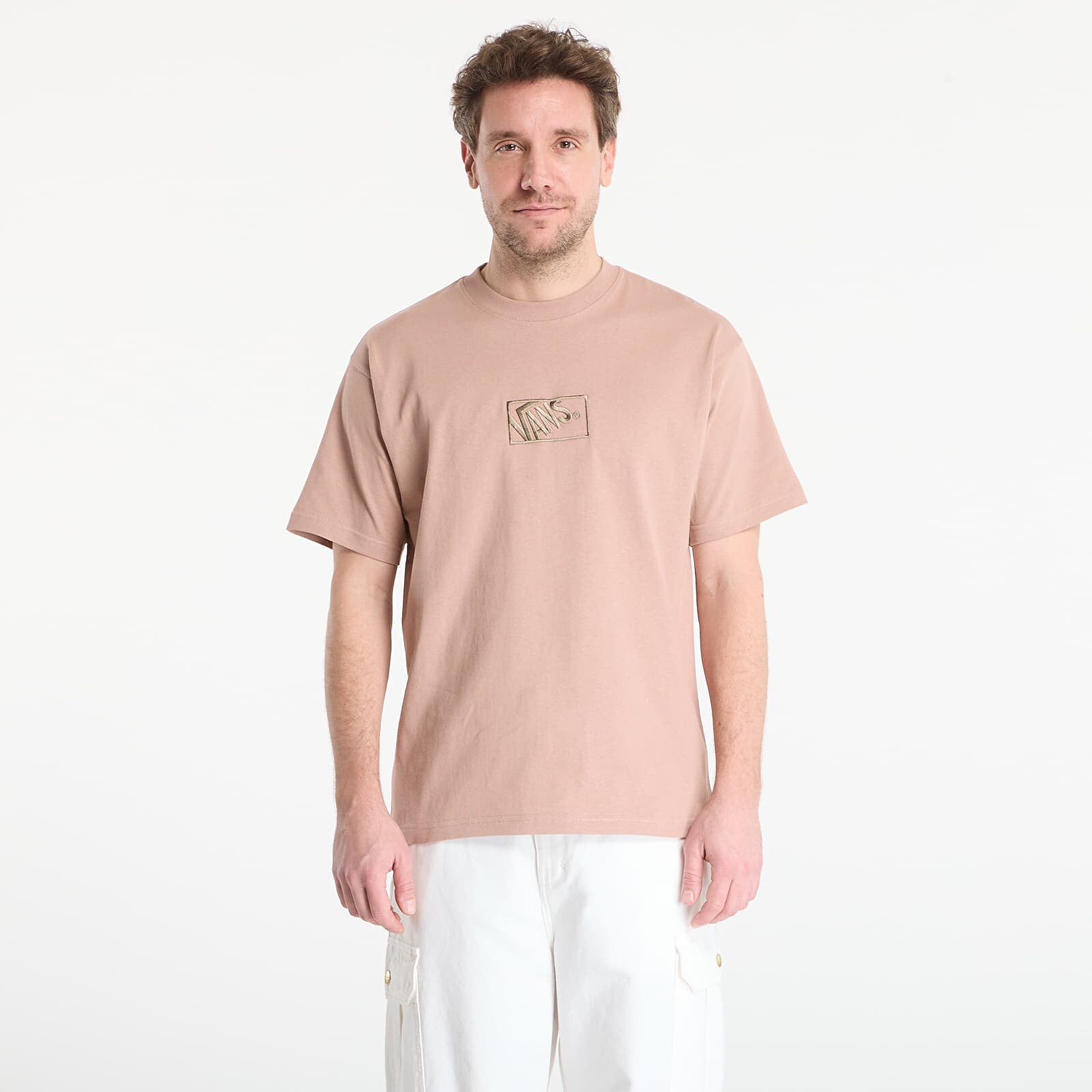T-shirt Vans Blocked Box Loose SS T-Shirt Warm Taupe M