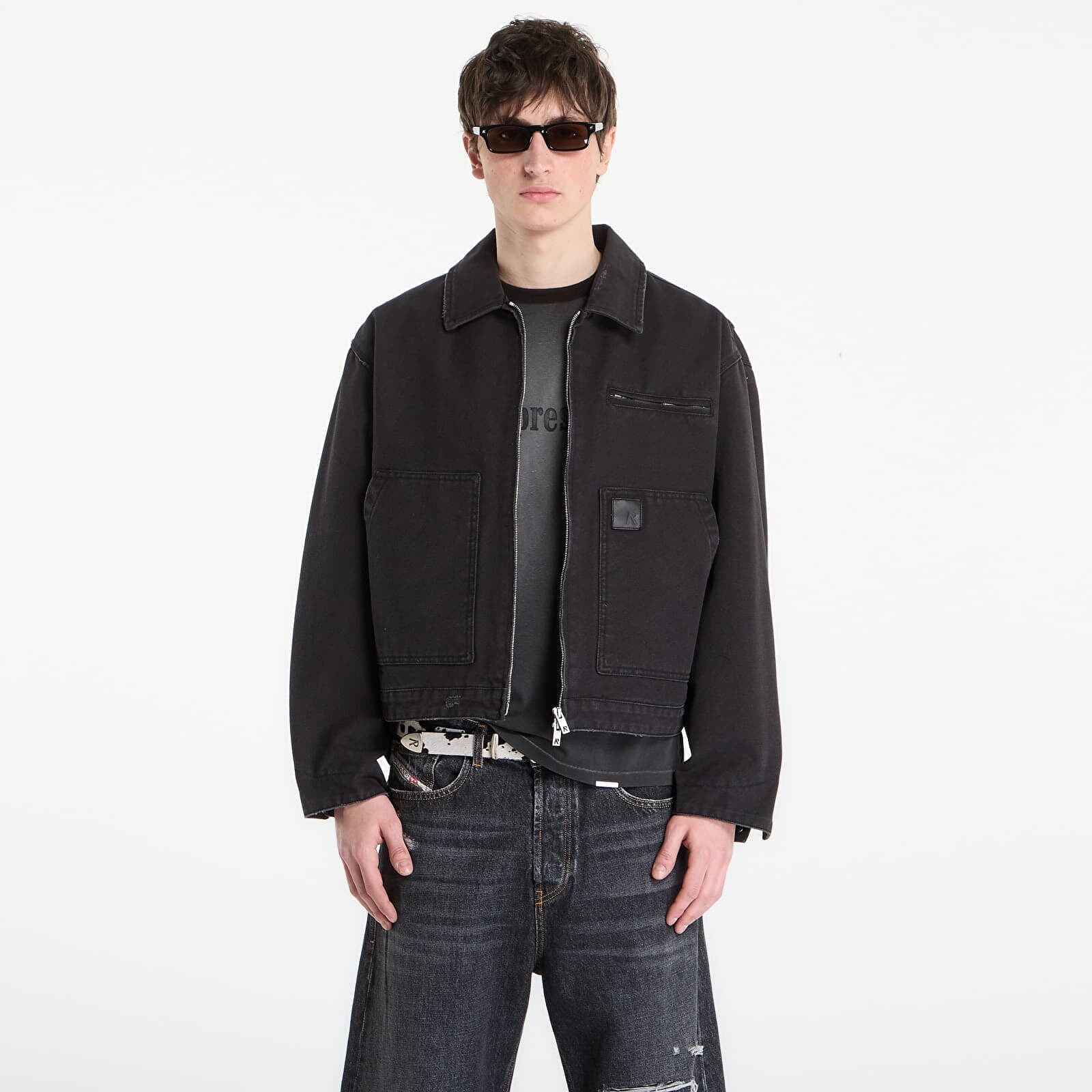 Jacket REPRESENT Worker Jacket UNISEX Washed Black L