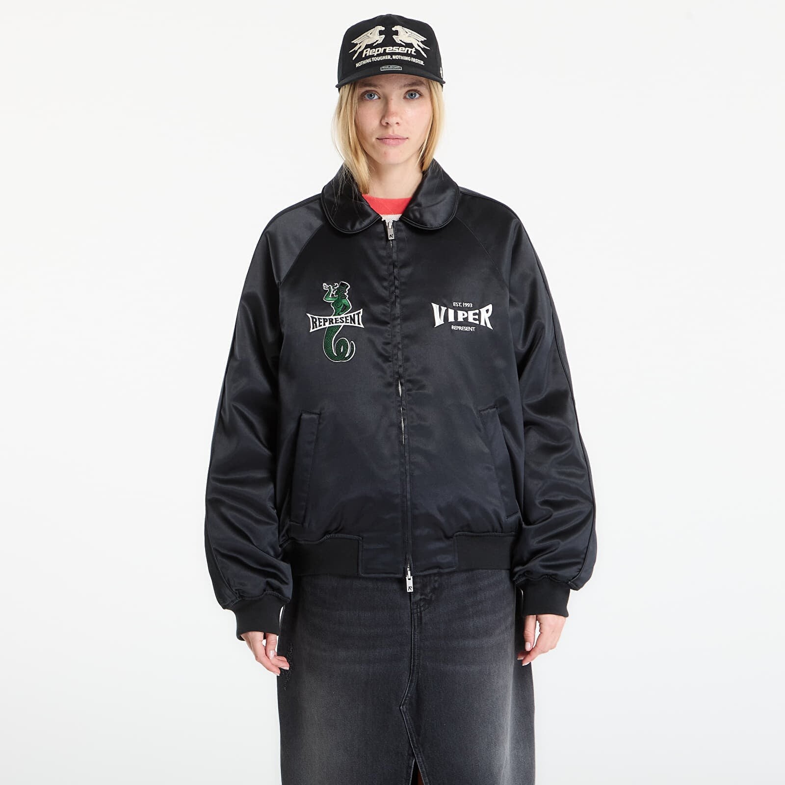 Jacket REPRESENT x The Viper Room Viper Souvenier Jacket UNISEX Jet Black XL