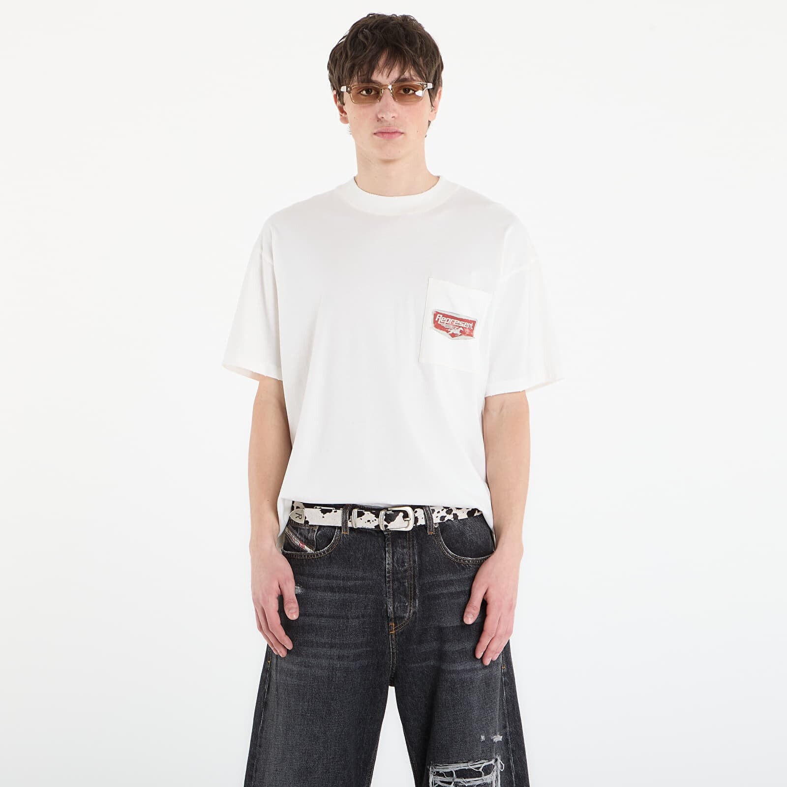 T-shirt REPRESENT Nothing Faster T-Shirt UNISEX Flat White XXL