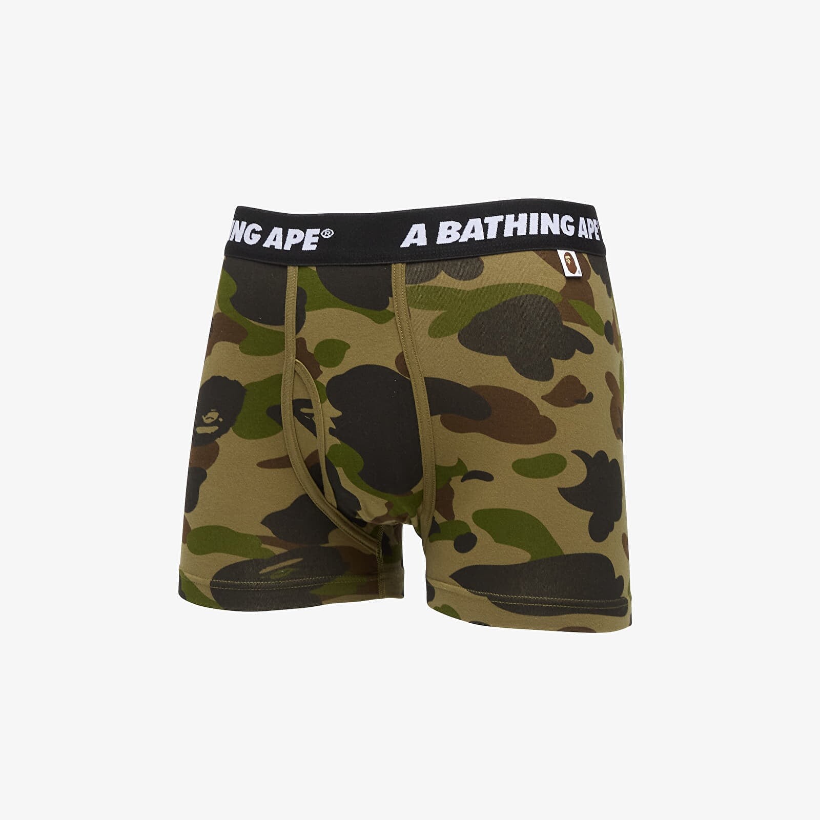 A BATHING APE 1St Camo Trunks Green XL