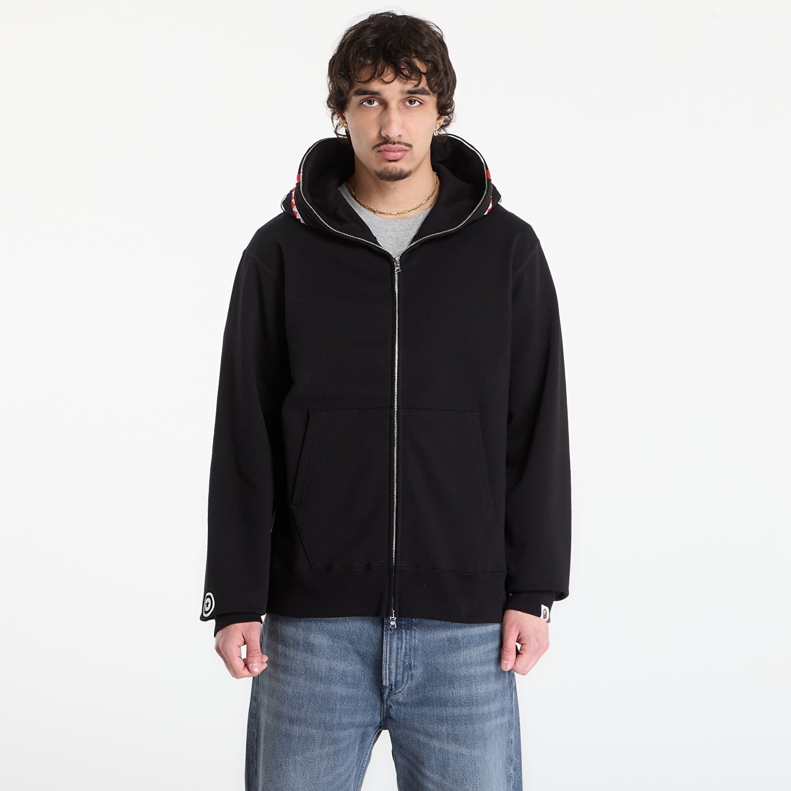 Sweatshirt A BATHING APE Shark Full Zip Hoodie UNISEX Black S