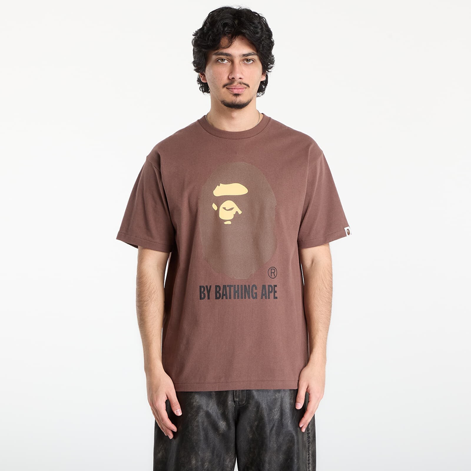 T-shirt A BATHING APE By Bathing Ape Tee UNISEX Brown XL