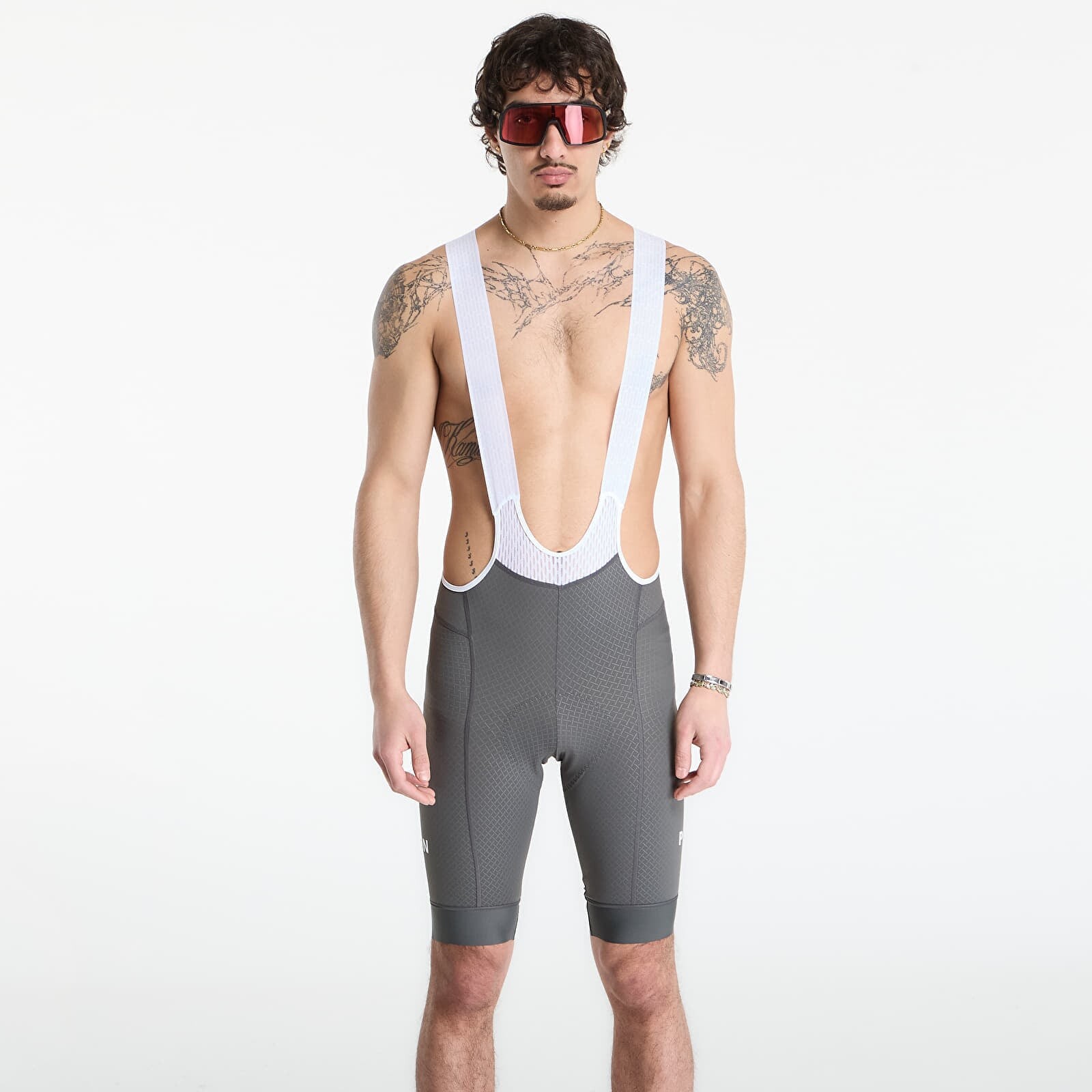 Pas Normal Studios Mechanism Bibs Dark Grey M