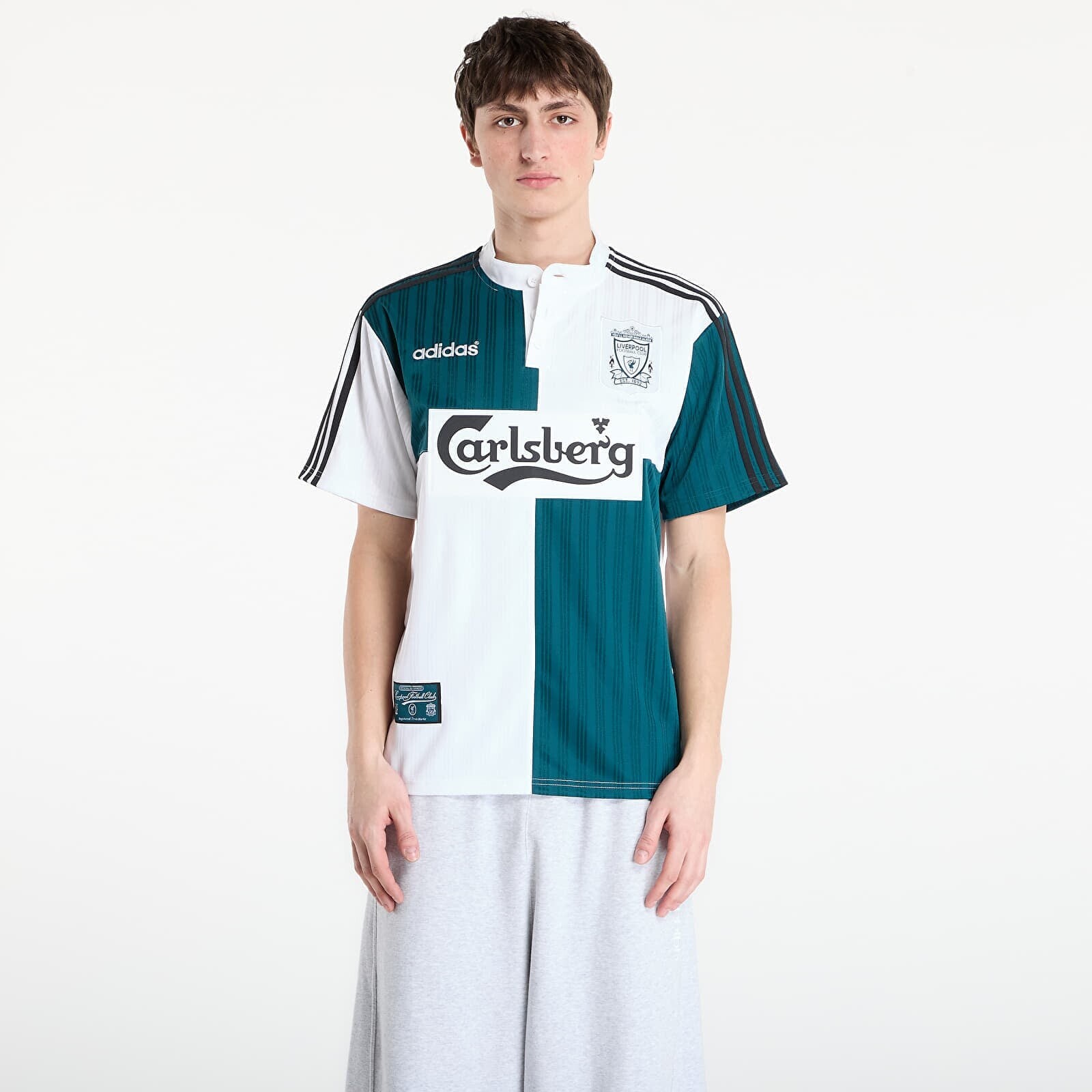 Jersey adidas Liverpool Fc Away Jersey 95 White/ Rich Green M