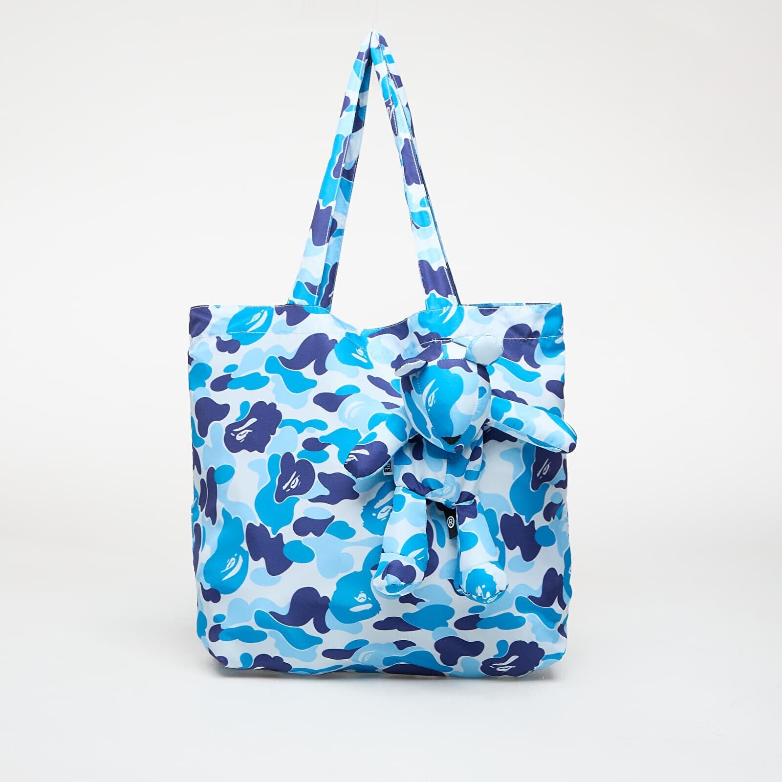 Bag A BATHING APE Abc Camo Bear Eco Travel Bag (S) Blue Universal
